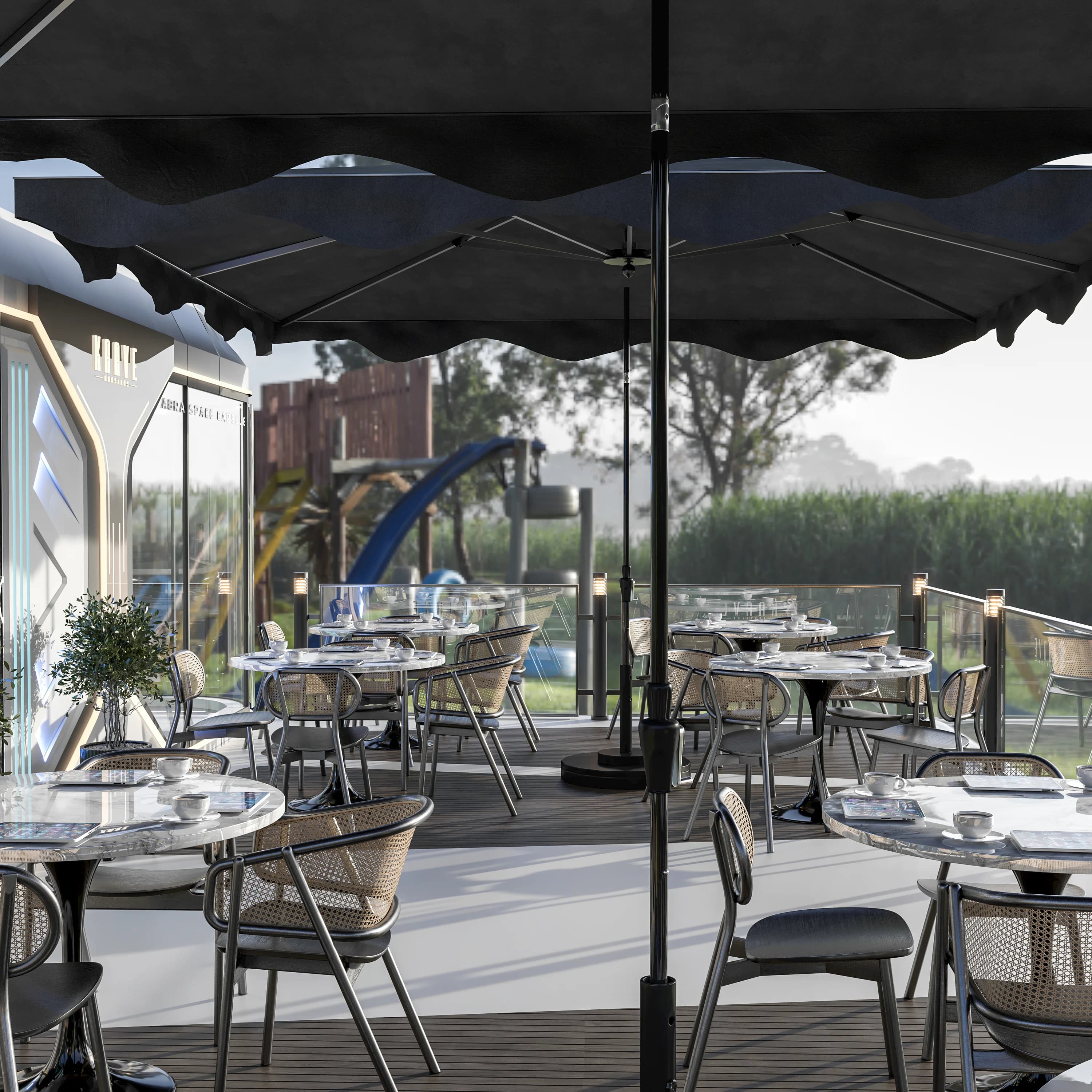 Abra Cafe — dış görünüş görselleştirmesi
