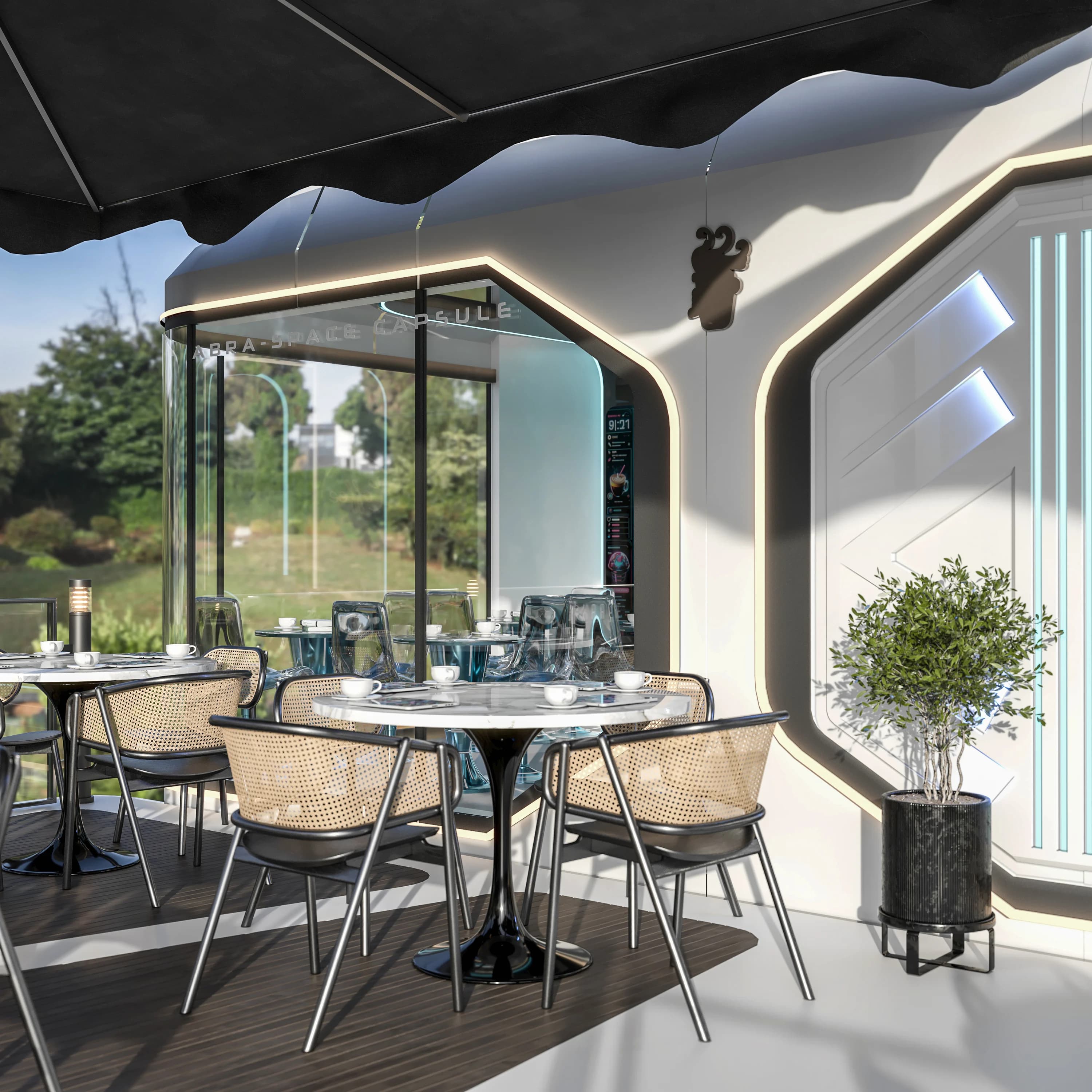 Abra Cafe — dış görünüş görselleştirmesi
