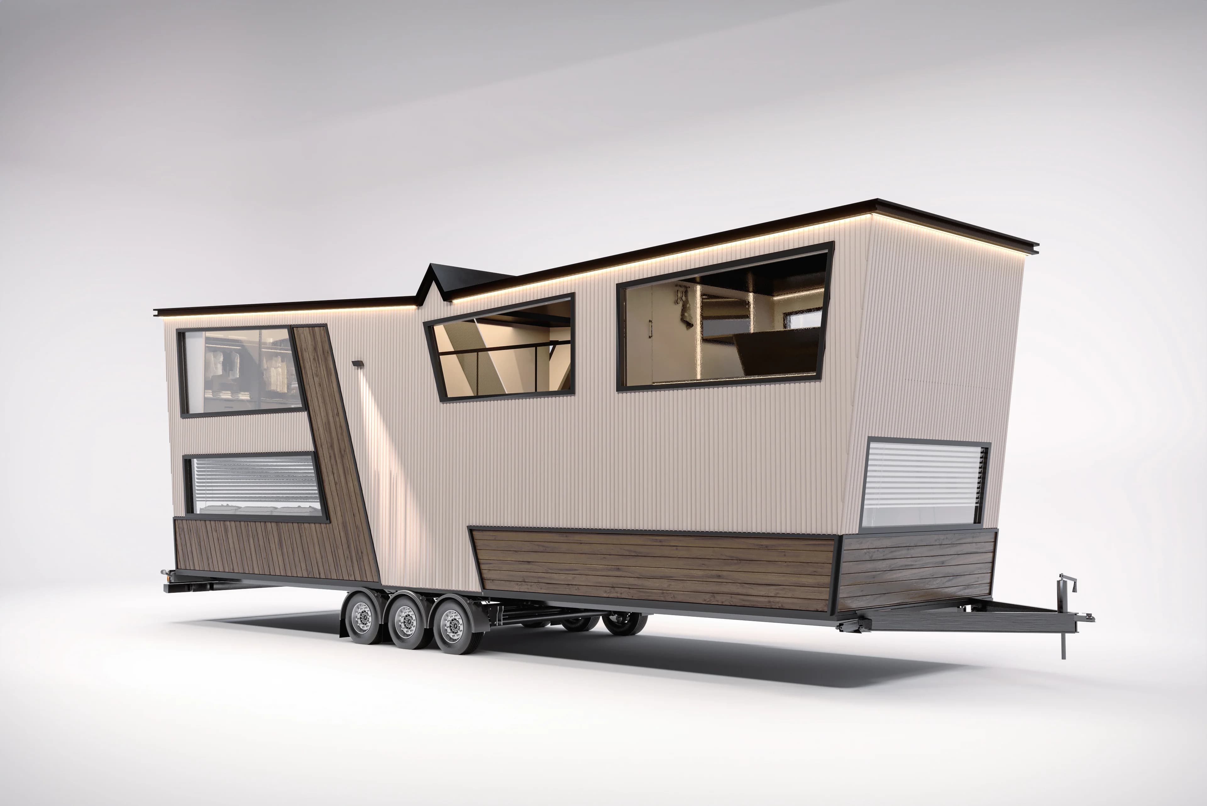 Fi-Ra Tiny House — proje görselleri görselleştirmesi