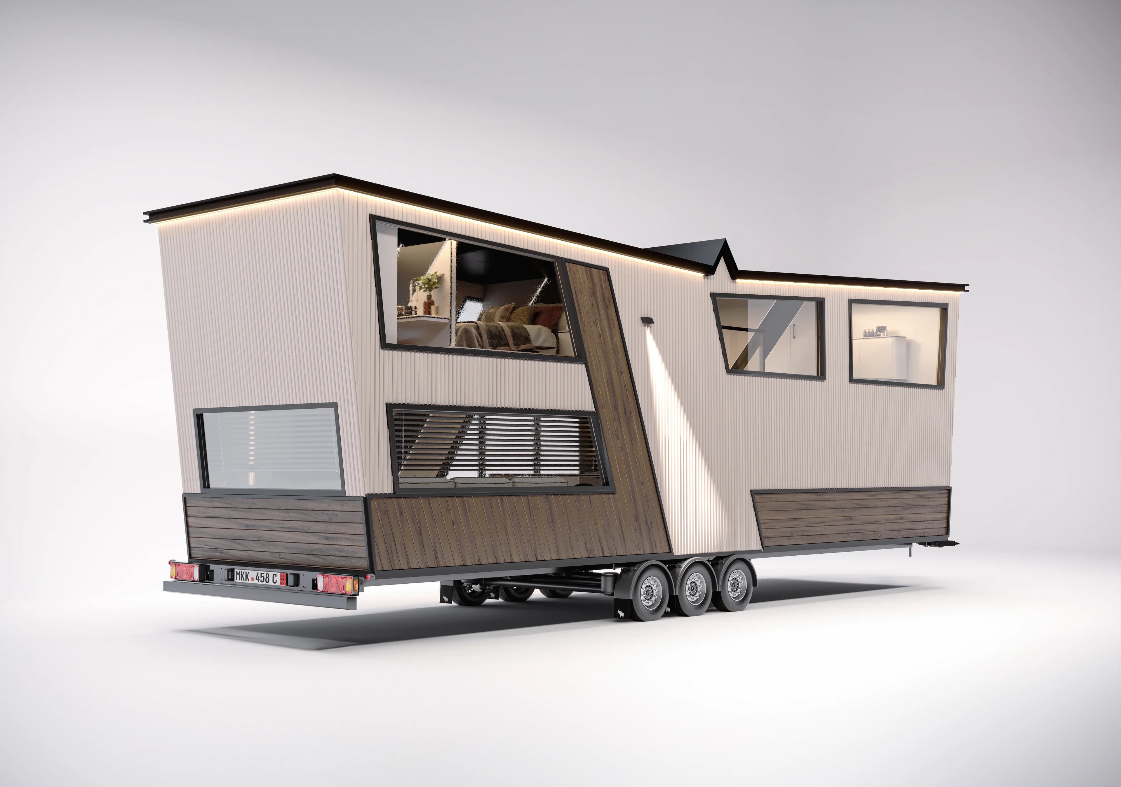 Fi-Ra Tiny House — proje görselleri görselleştirmesi