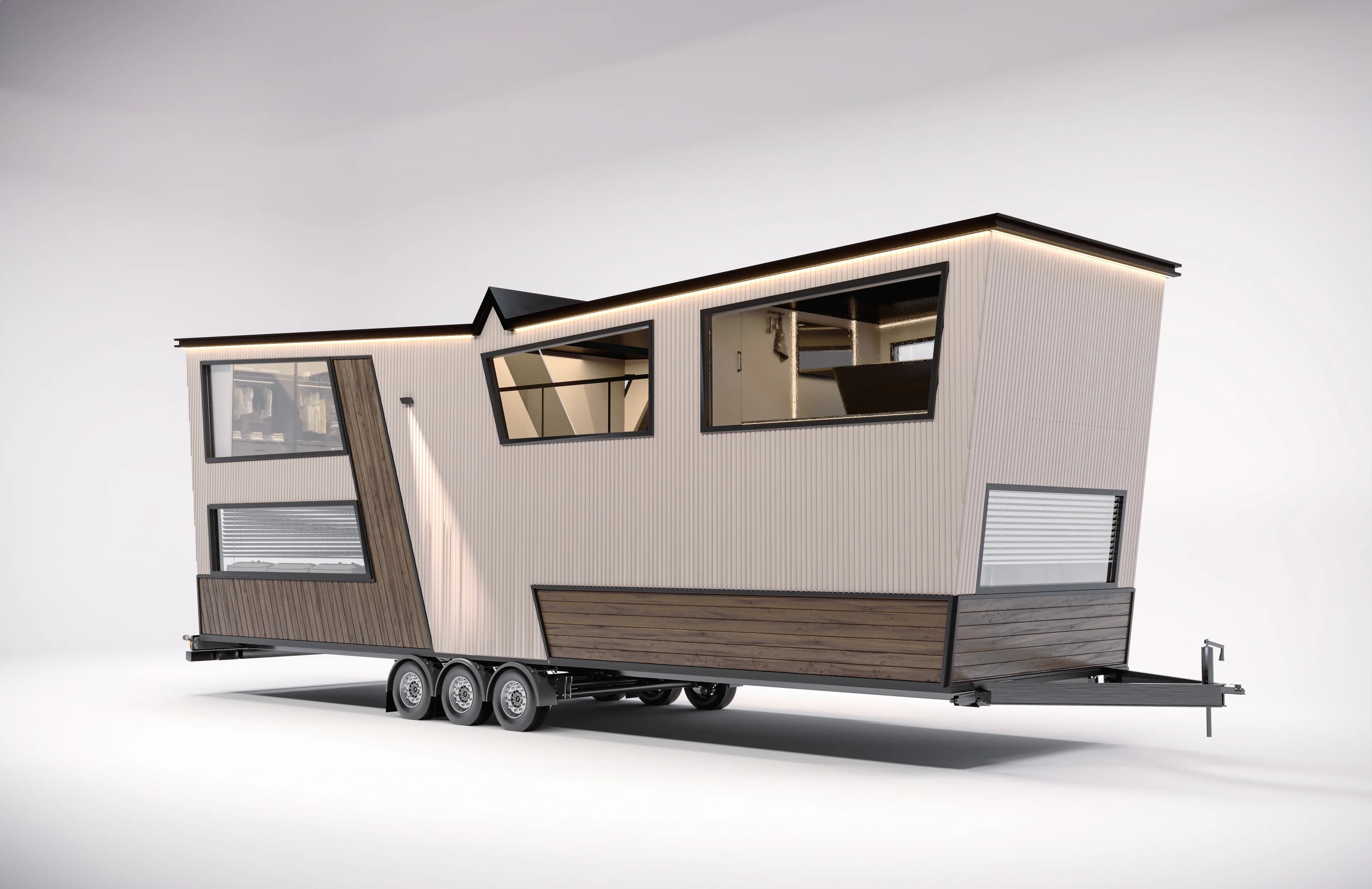 Fi-Ra Tiny House — proje görselleri görselleştirmesi
