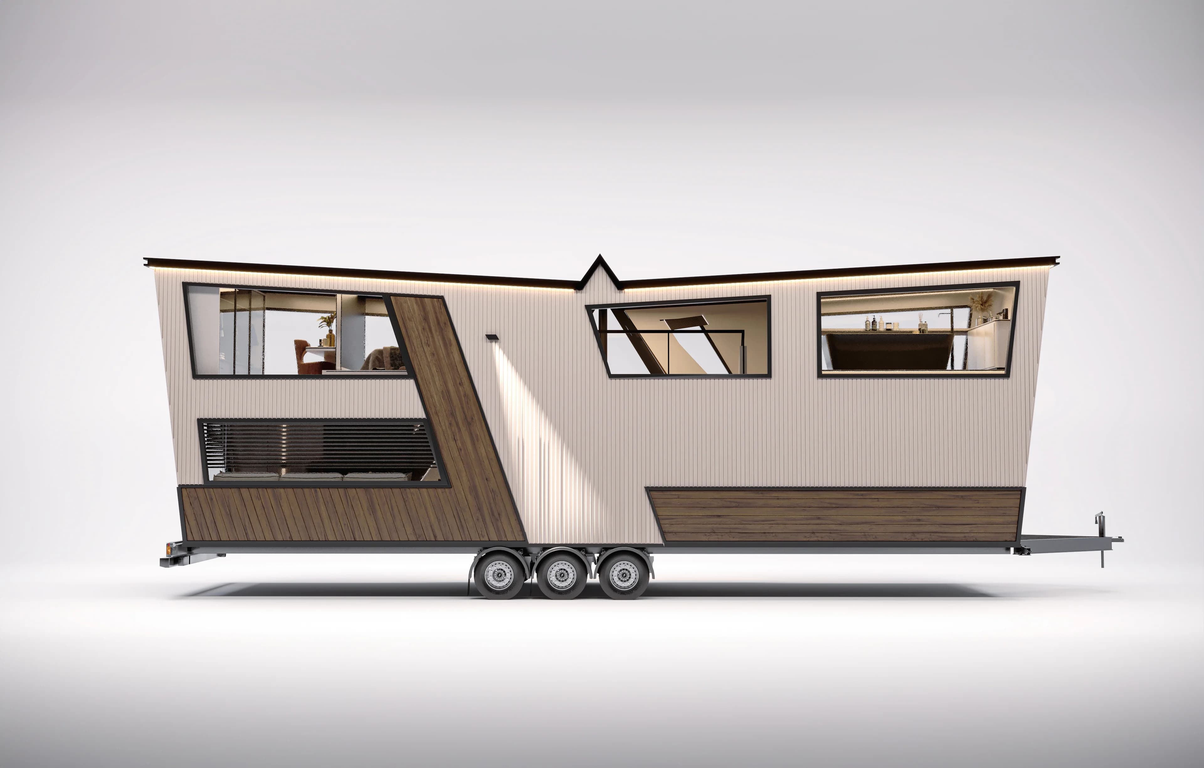 Fi-Ra Tiny House — proje görselleri görselleştirmesi