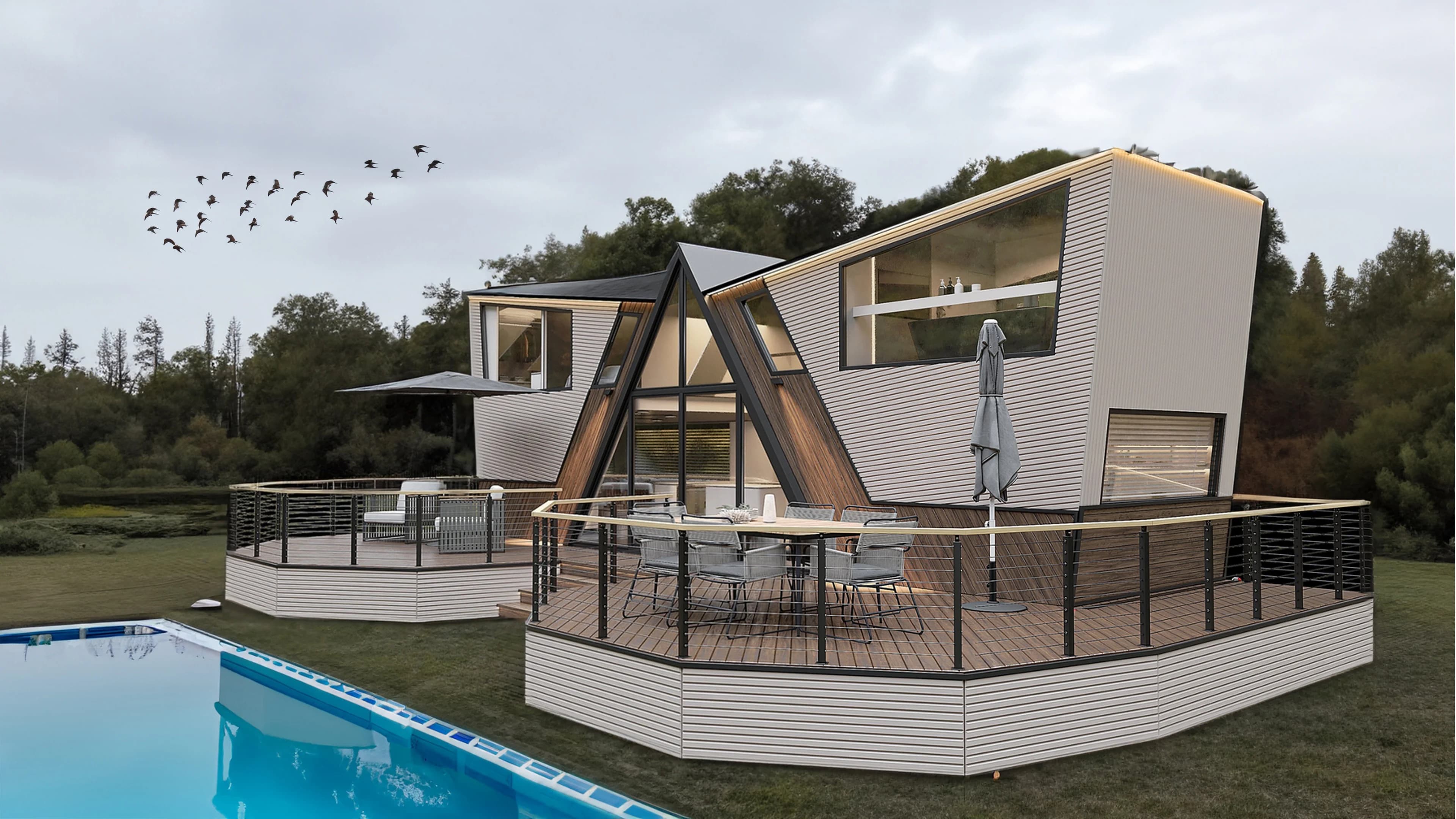 Fi-Ra Tiny House — proje görselleri görselleştirmesi