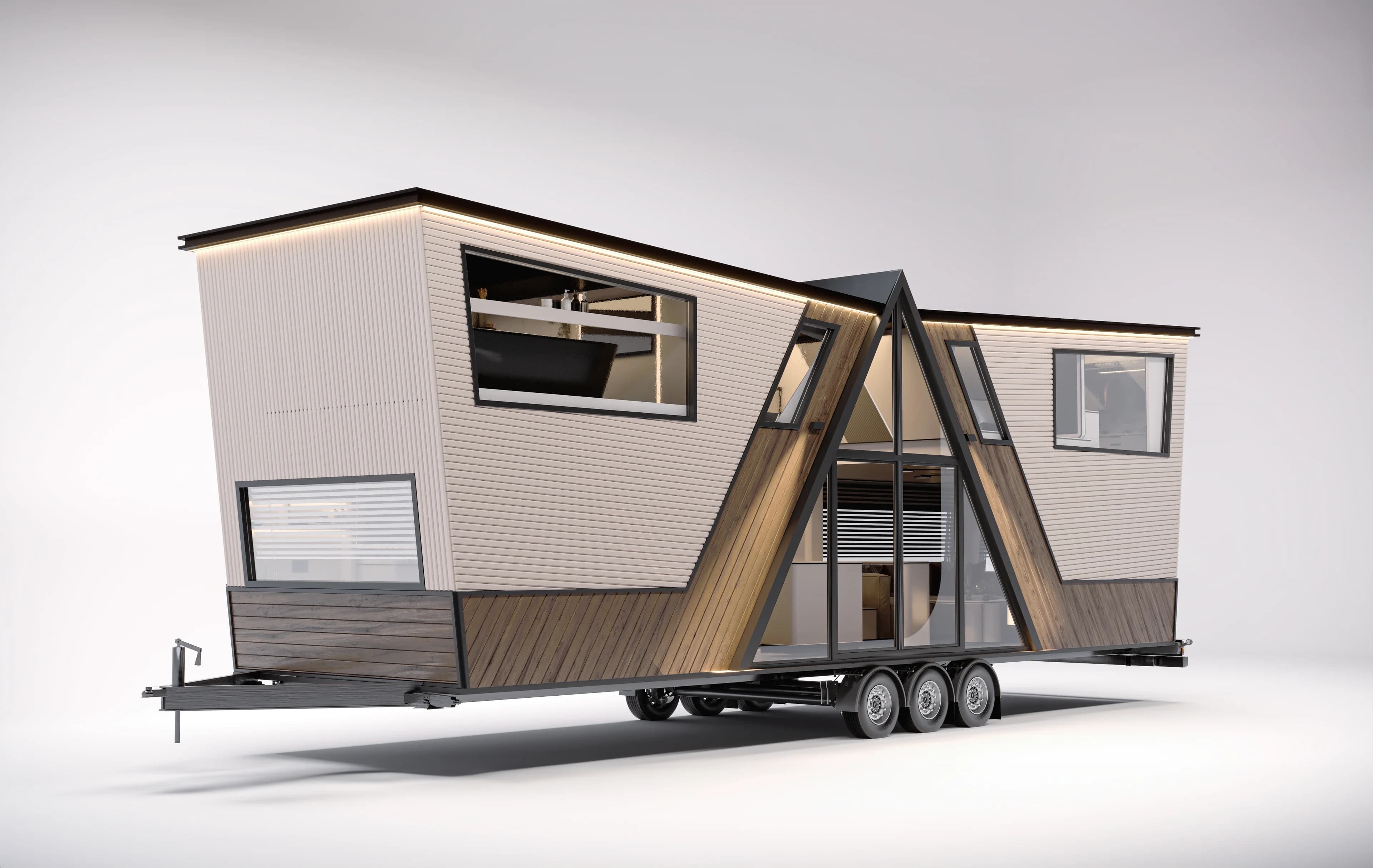 Fi-Ra Tiny House — proje görselleri görselleştirmesi