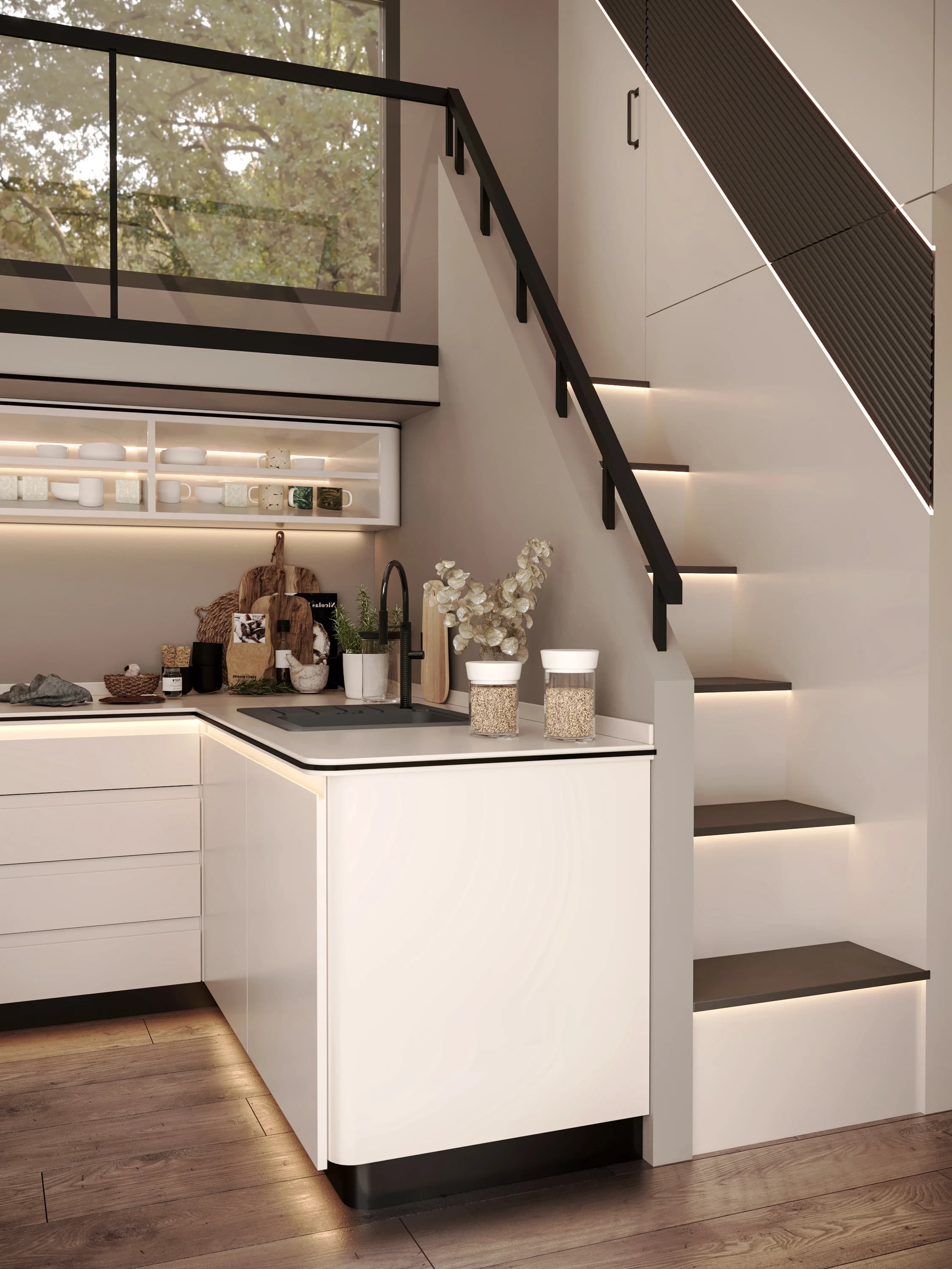 Fi-Ra Tiny House — proje görselleri görselleştirmesi