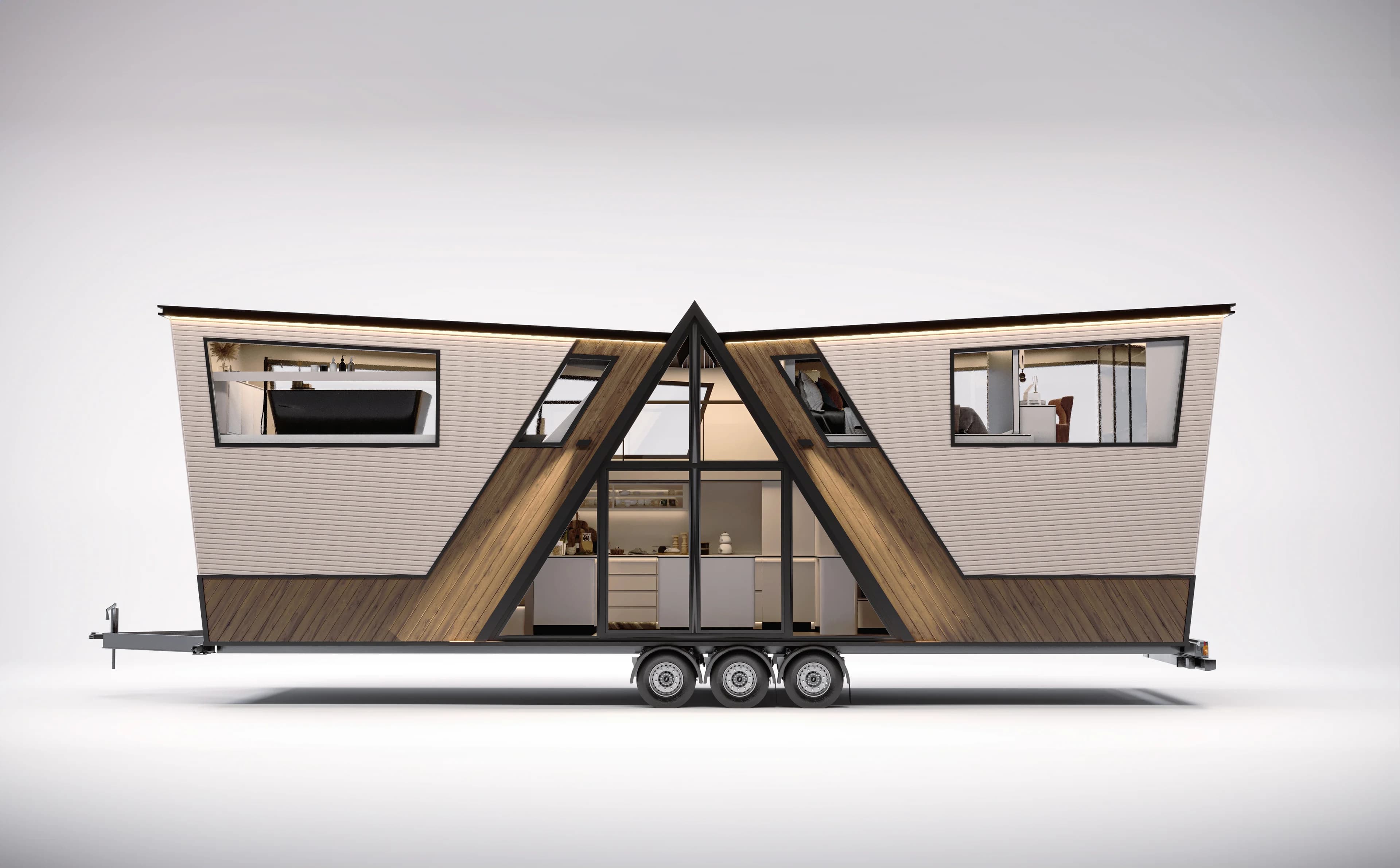 Fi-Ra Tiny House — proje görselleri görselleştirmesi