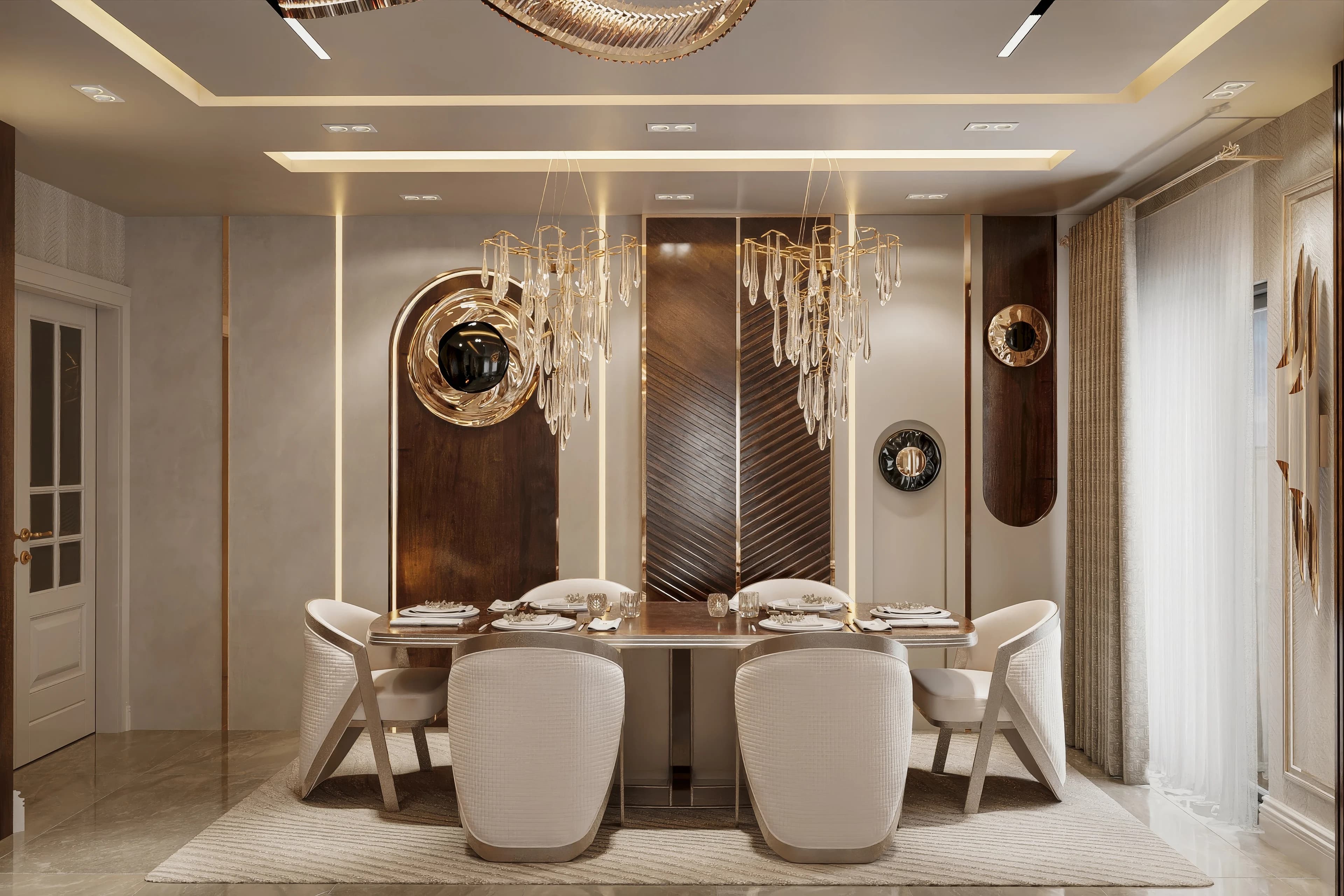 Fulya Koç Villa — salon görselleştirmesi