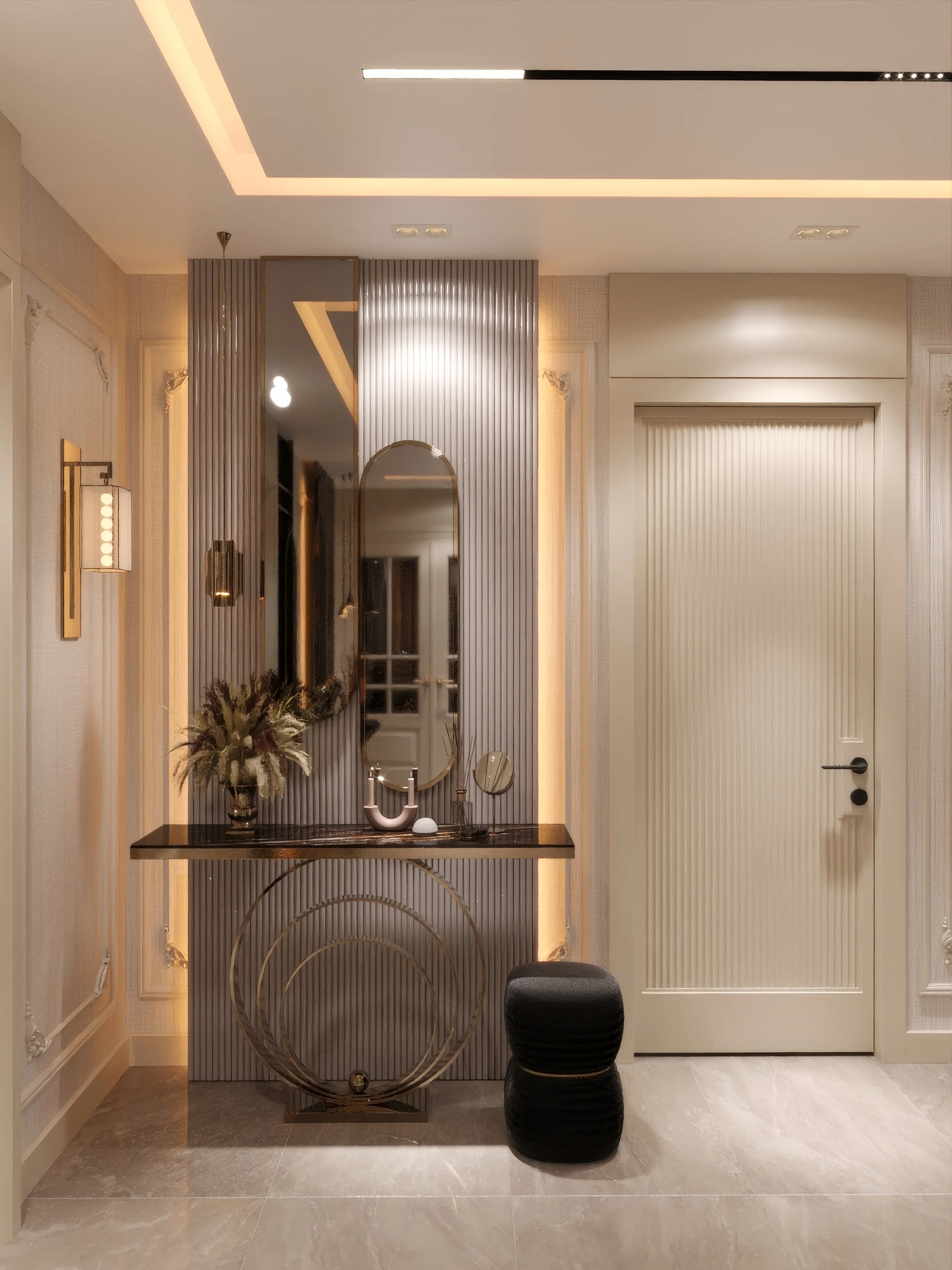 Fulya Koç Villa — hol görselleştirmesi