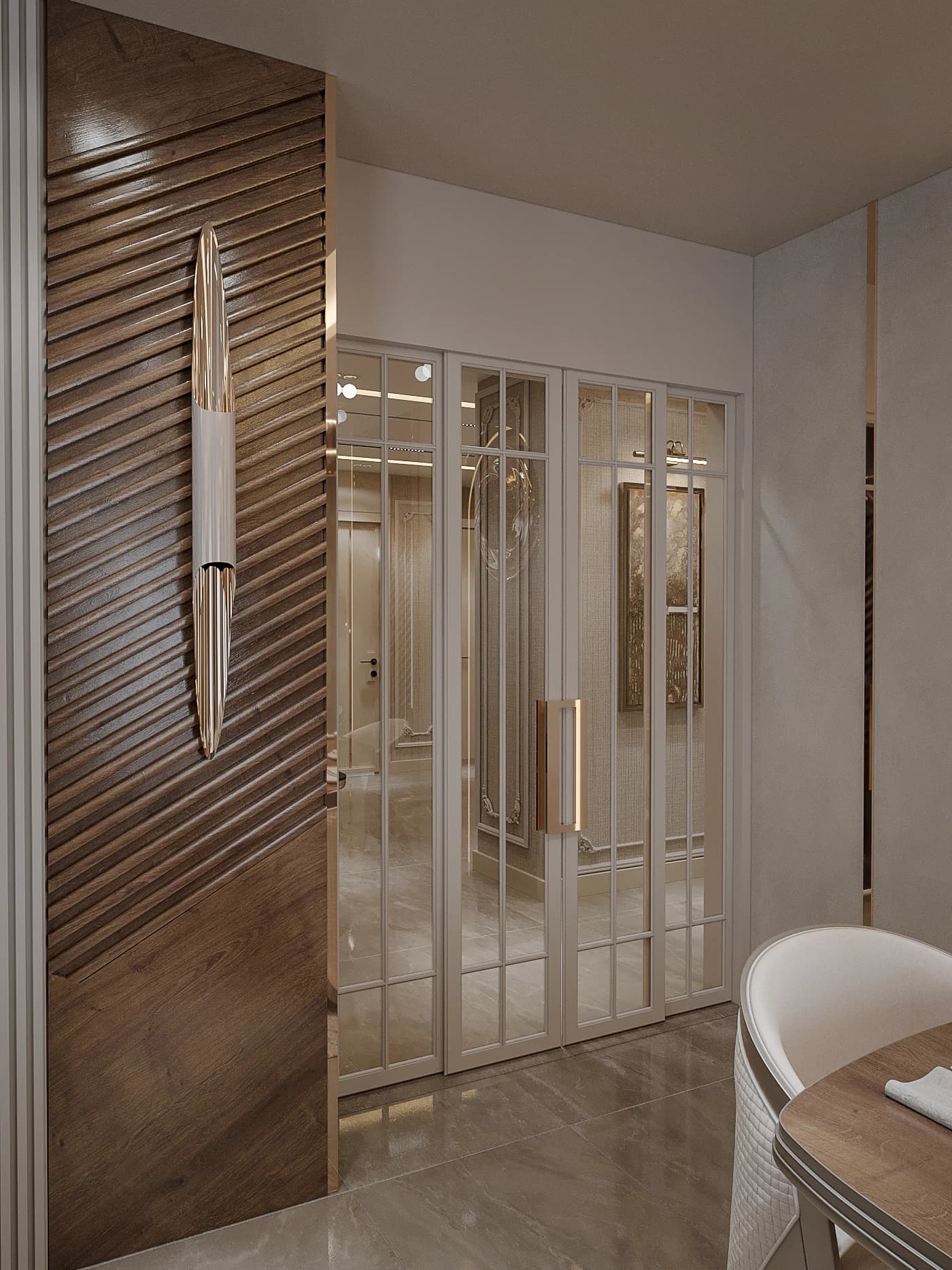 Fulya Koç Villa — salon görselleştirmesi