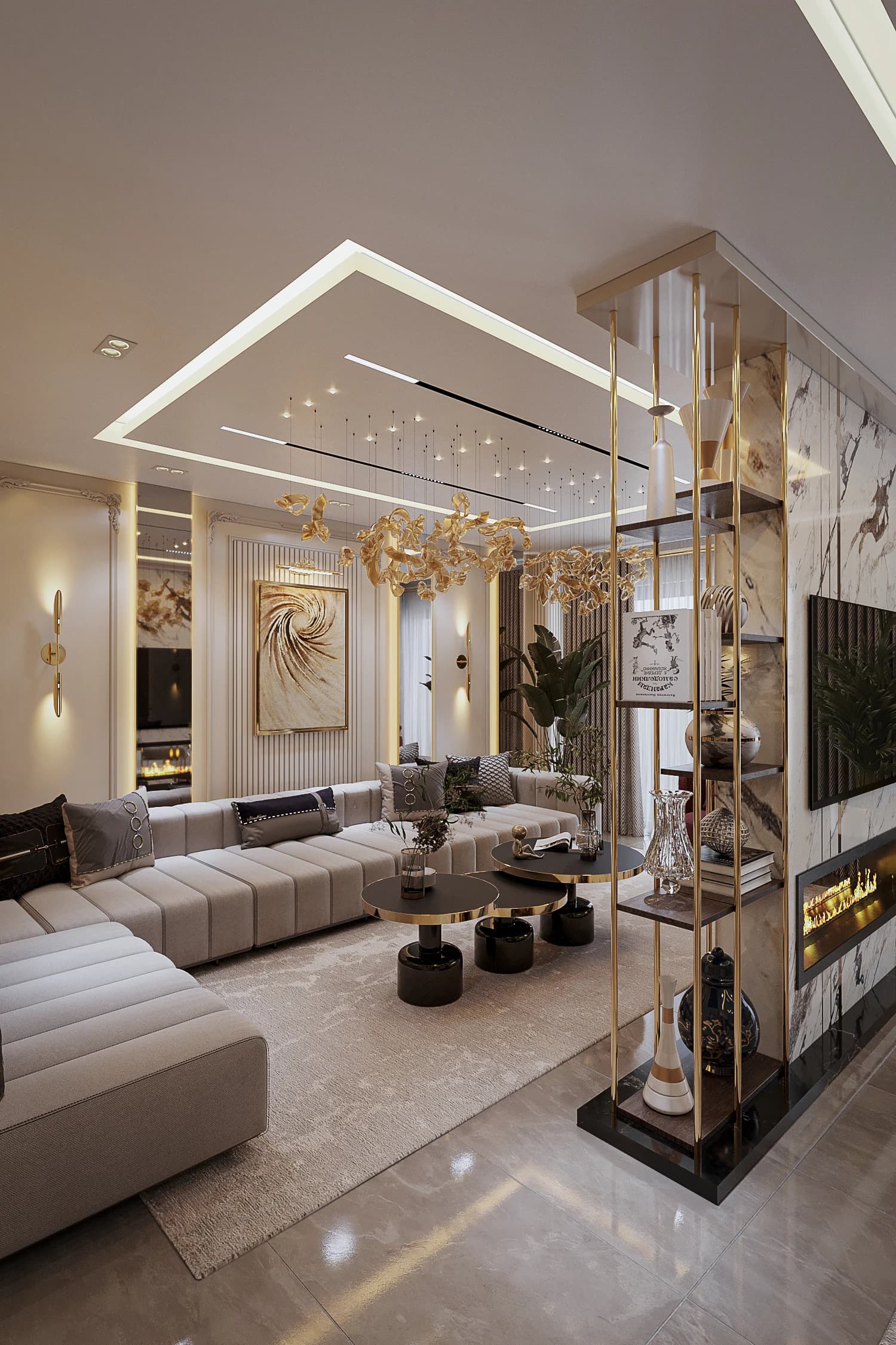 Fulya Koç Villa — mutfak görselleştirmesi