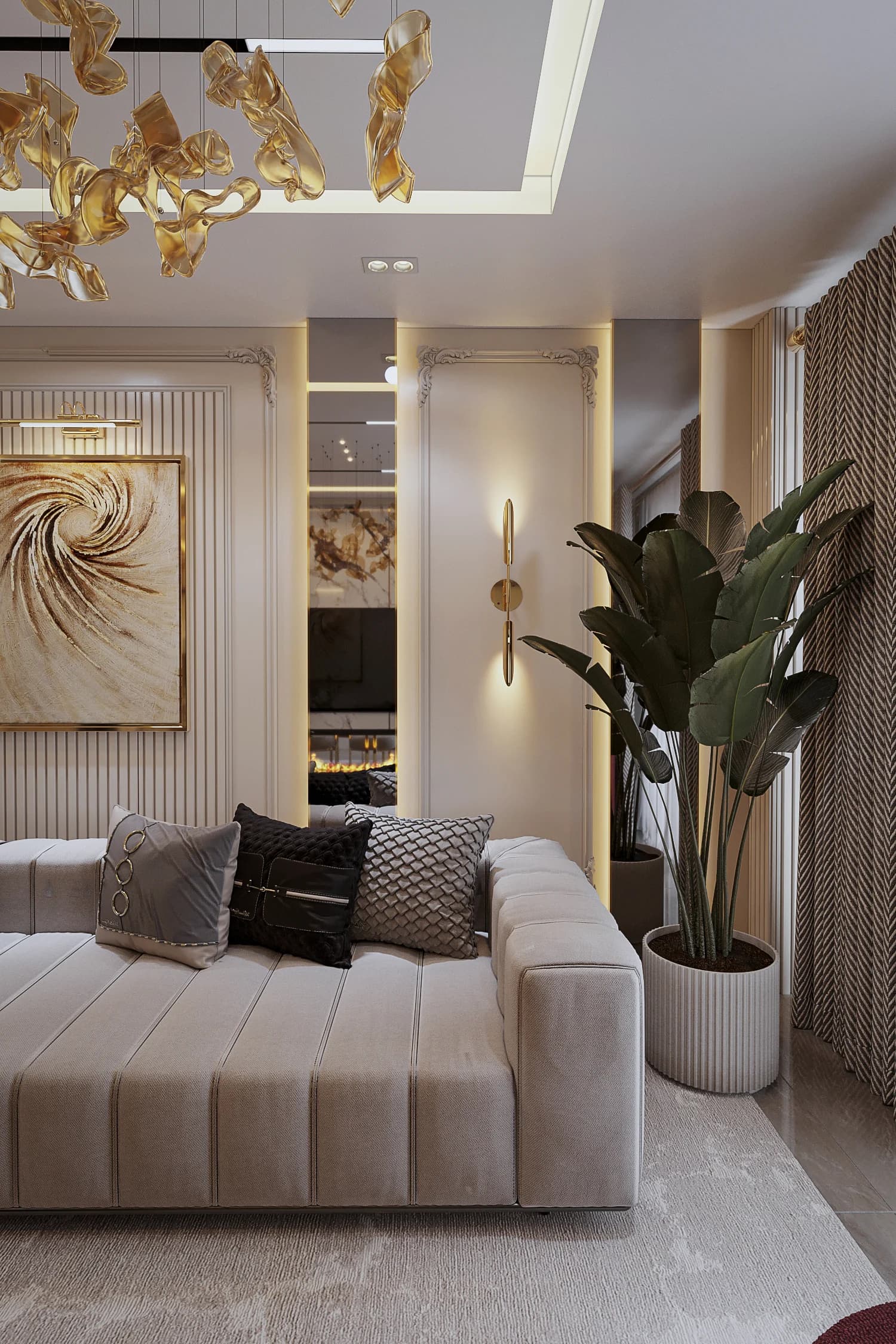Fulya Koç Villa — mutfak görselleştirmesi