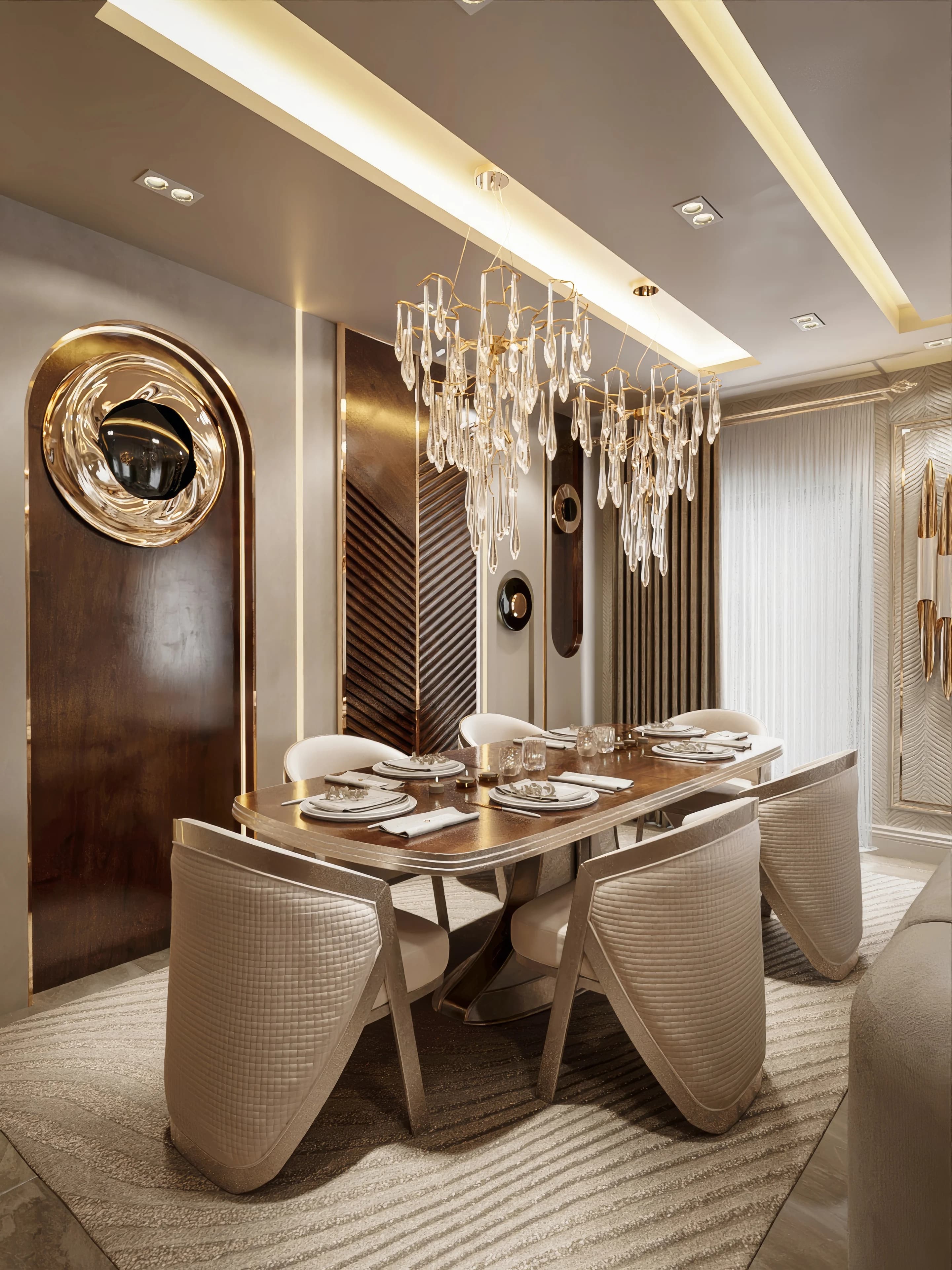 Fulya Koç Villa — salon görselleştirmesi