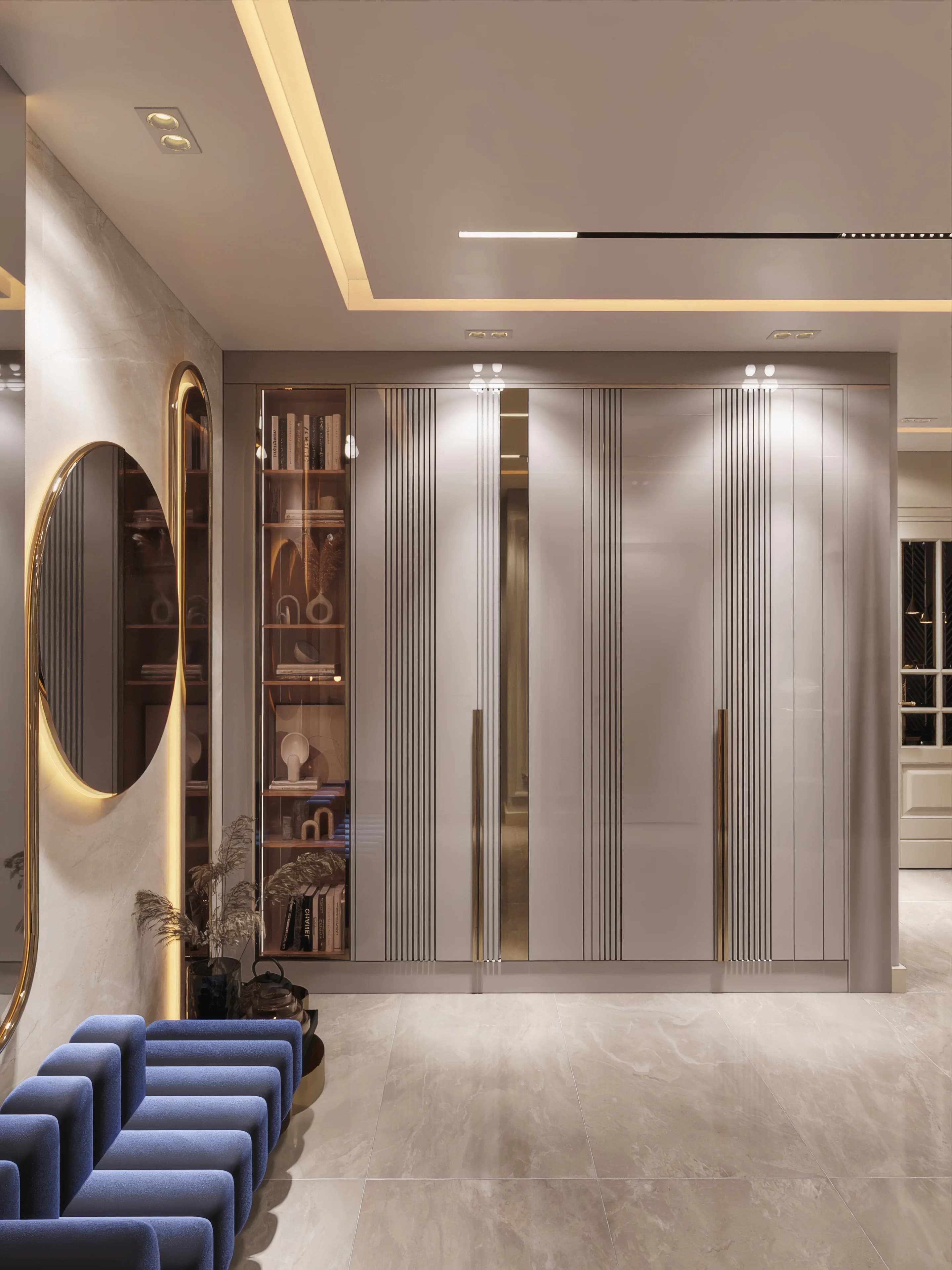 Fulya Koç Villa — hol görselleştirmesi