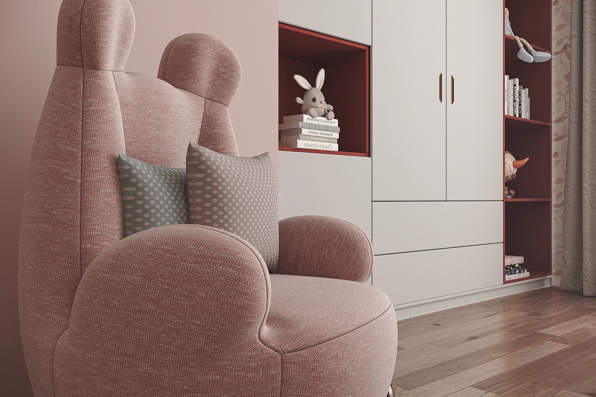 Havva Akbilen Villa / Almanya — çocuk odası · kız görselleştirmesi