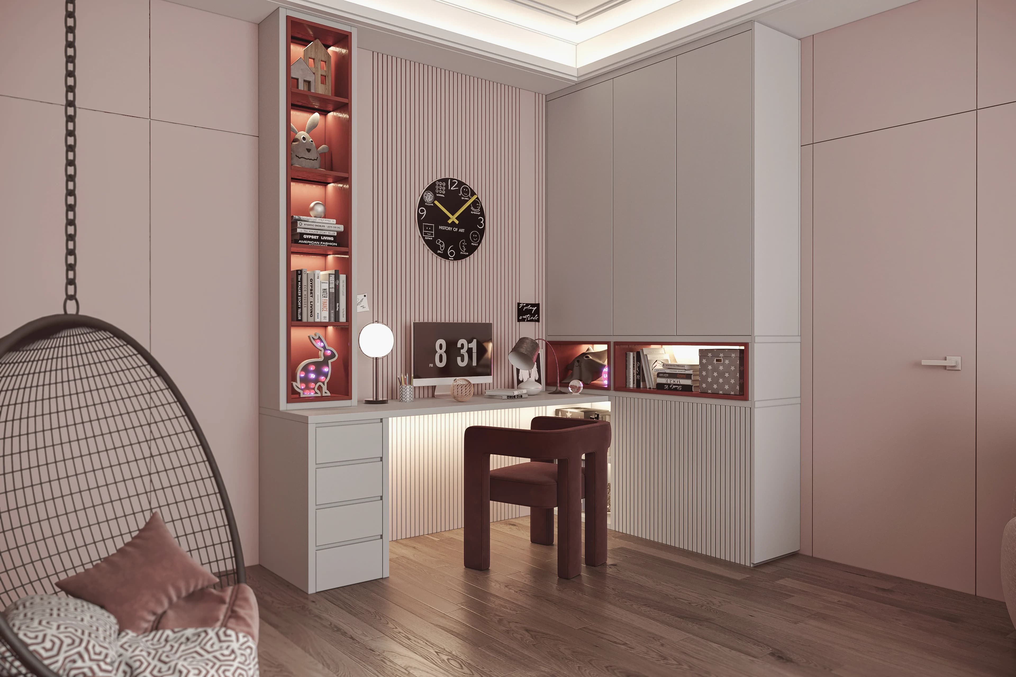 Havva Akbilen Villa / Almanya — çocuk odası · kız görselleştirmesi