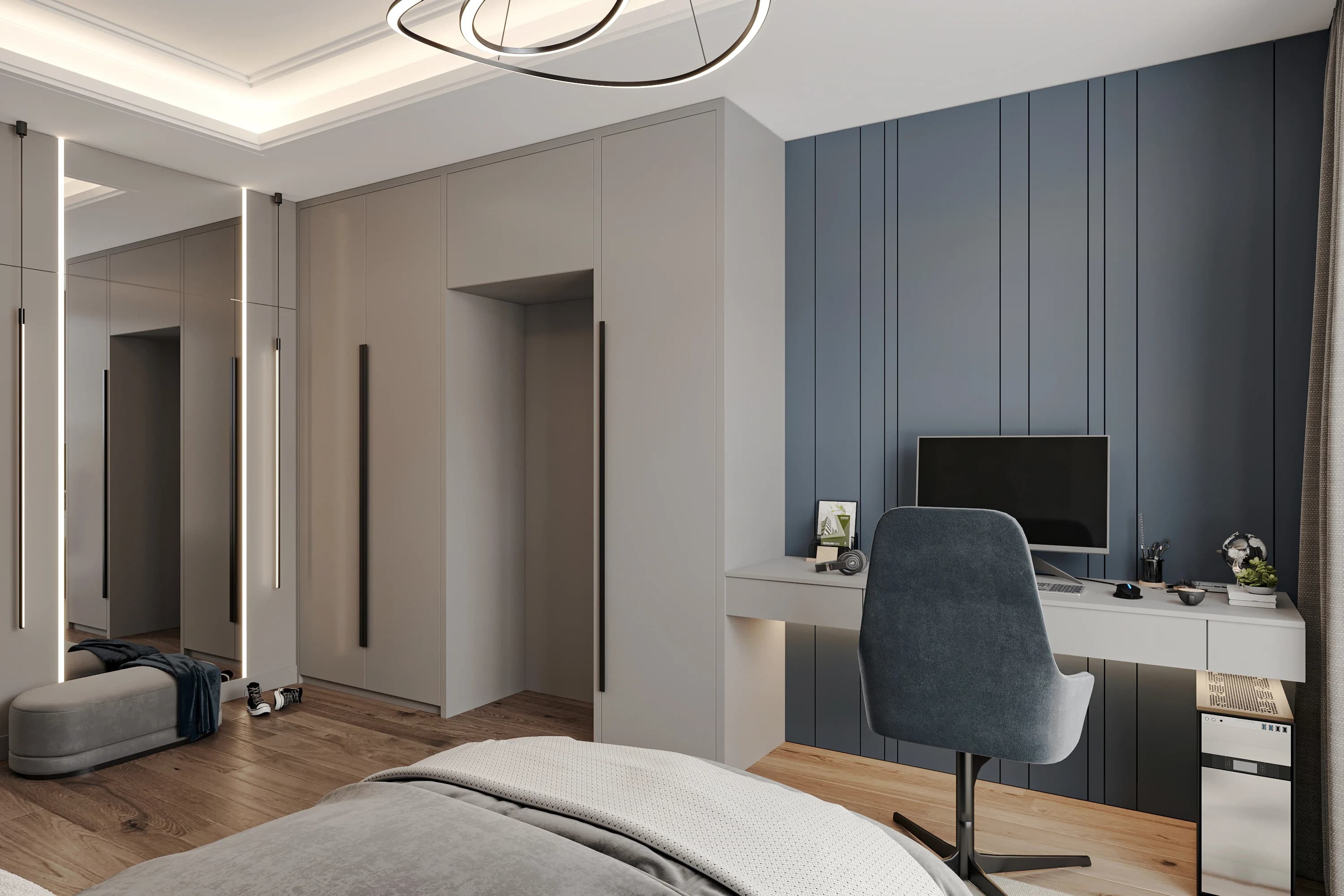 Havva Akbilen Villa / Almanya — çocuk odası · erkek görselleştirmesi