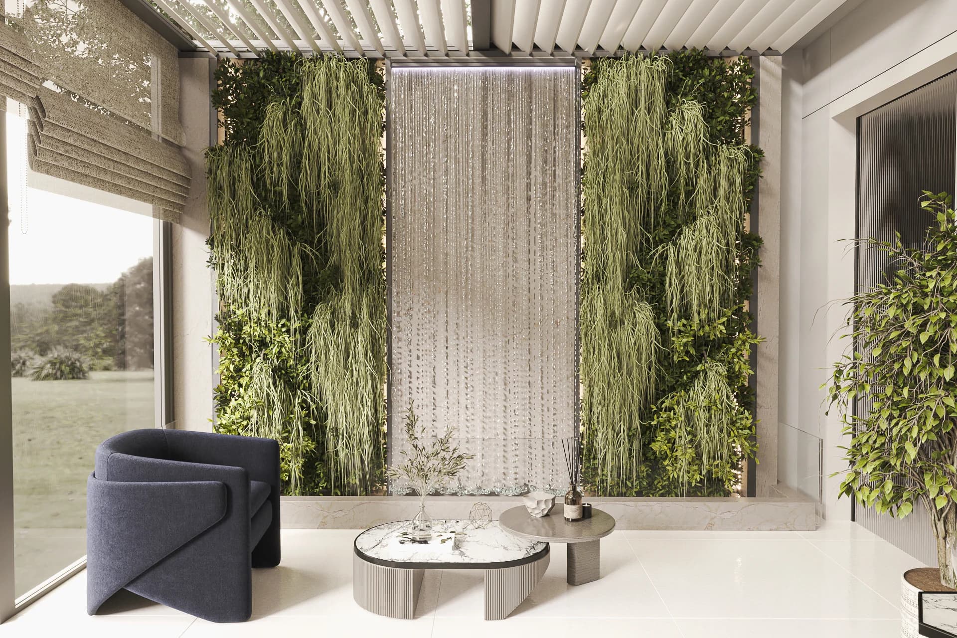 Havva Akbilen Villa / Almanya — kış bahçesi görselleştirmesi