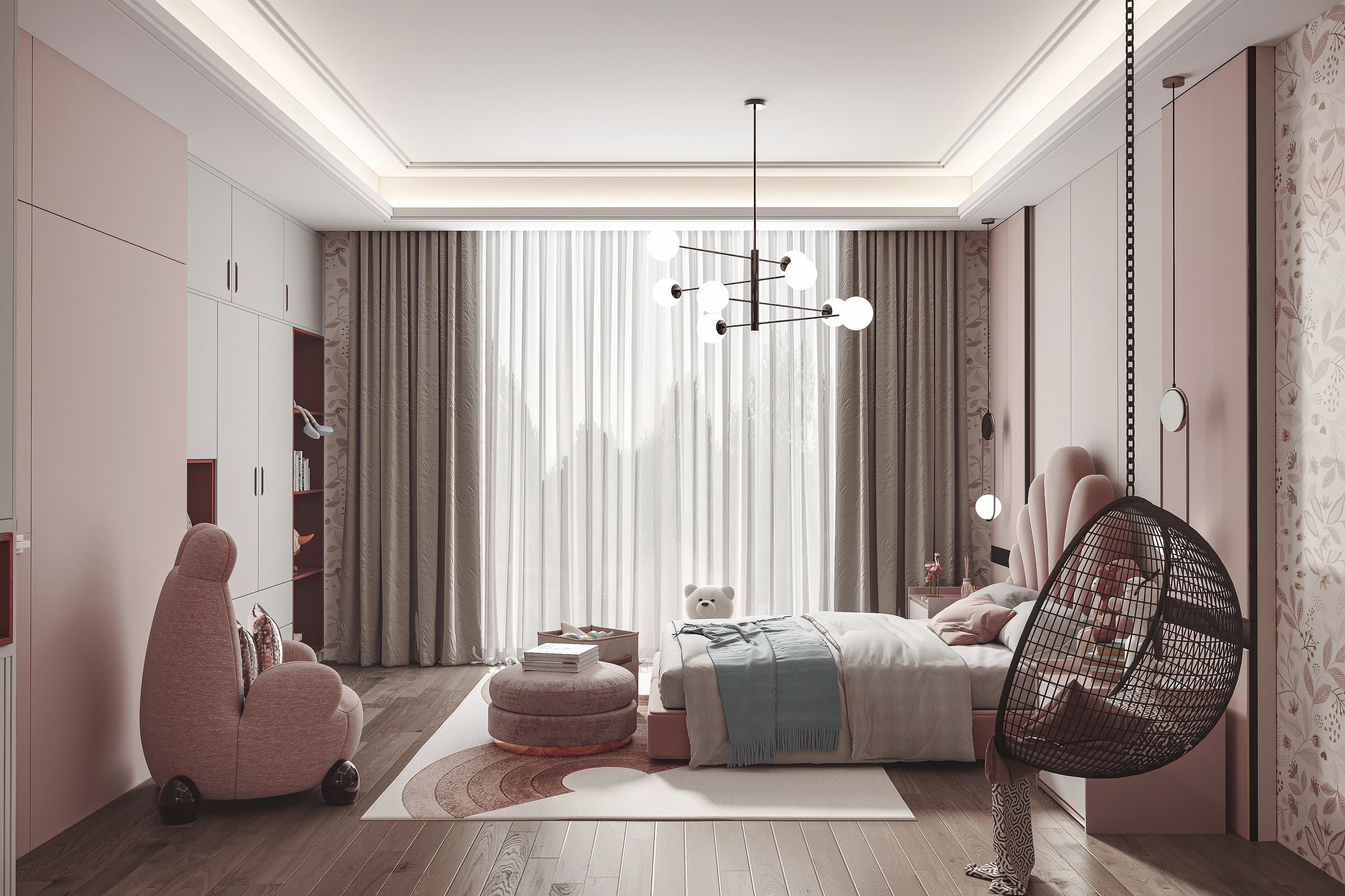 Havva Akbilen Villa / Almanya — çocuk odası · kız görselleştirmesi