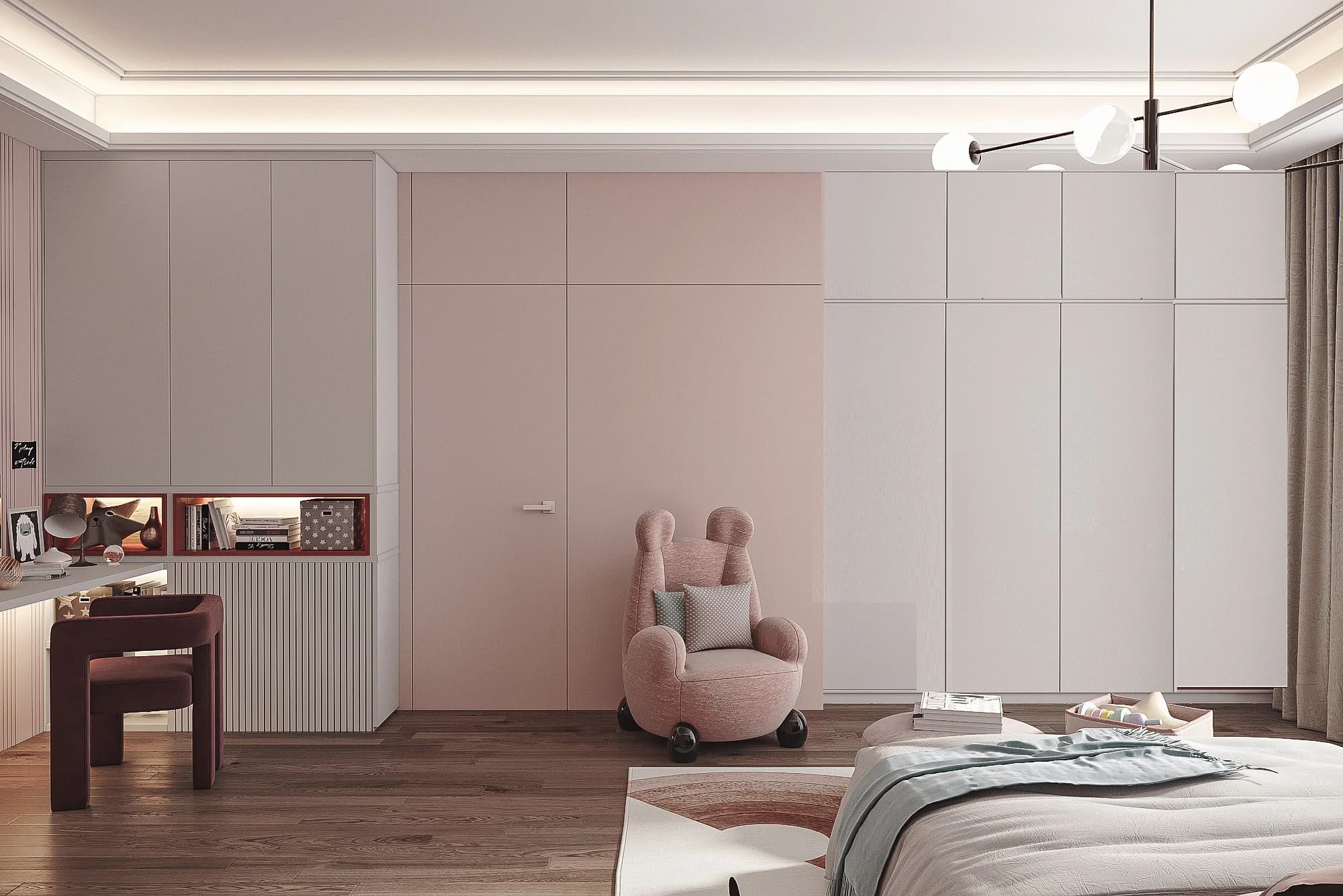 Havva Akbilen Villa / Almanya — çocuk odası · kız görselleştirmesi