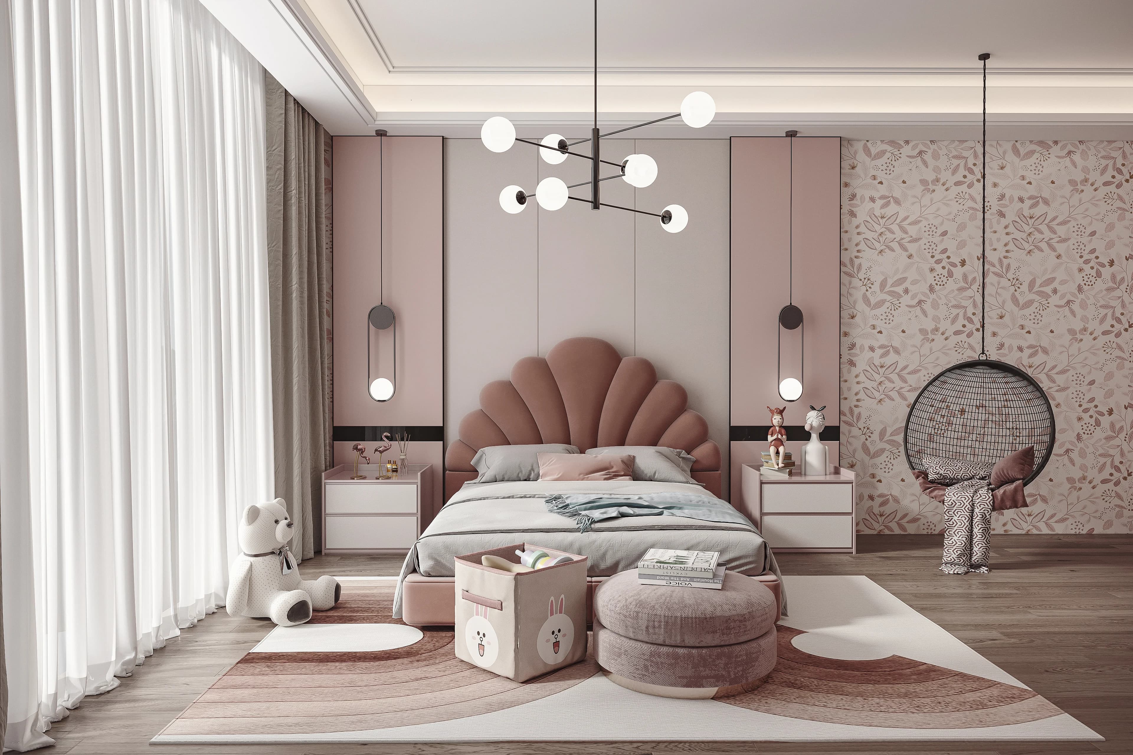 Havva Akbilen Villa / Almanya — çocuk odası · kız görselleştirmesi