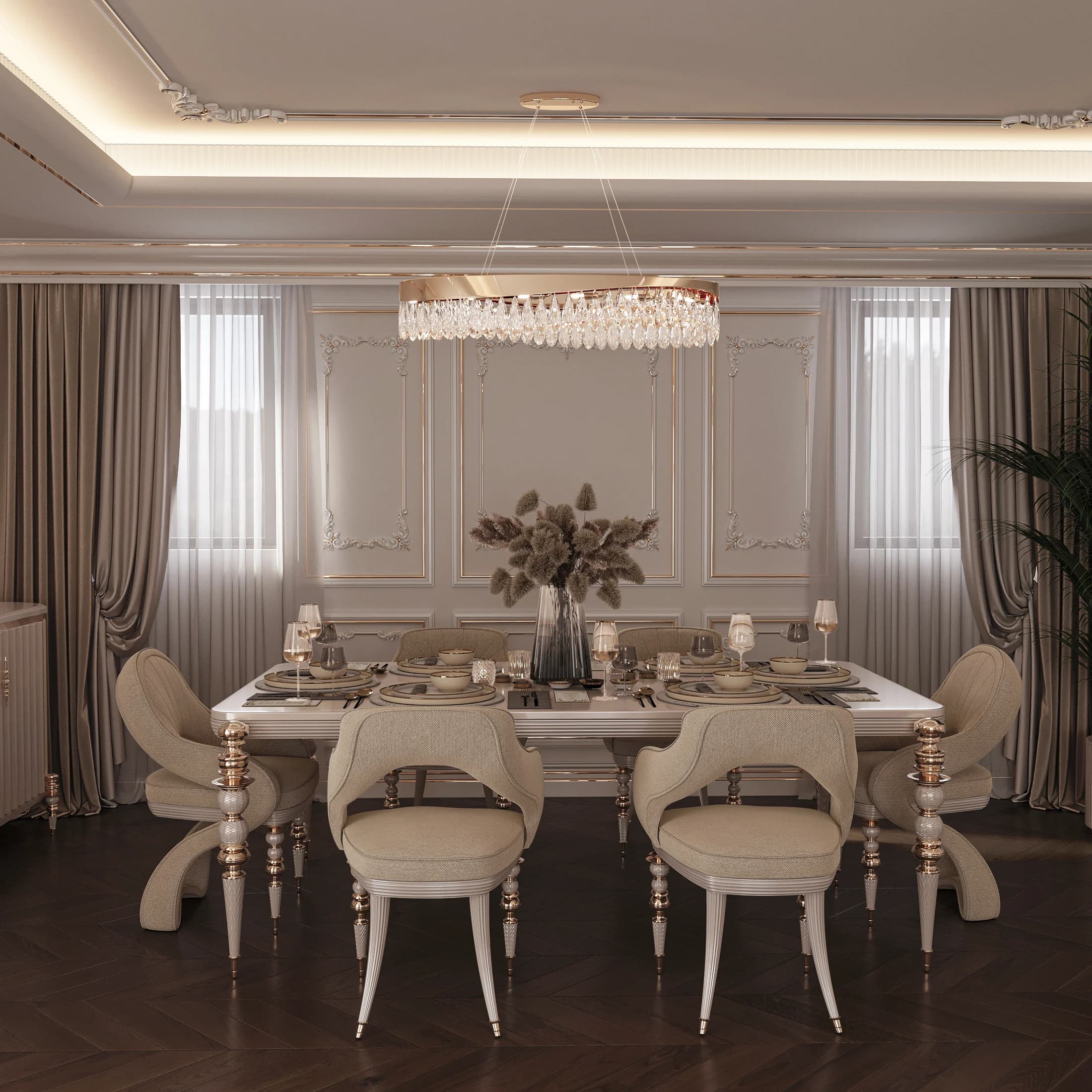 Kadir Bey Villa — salon görselleştirmesi
