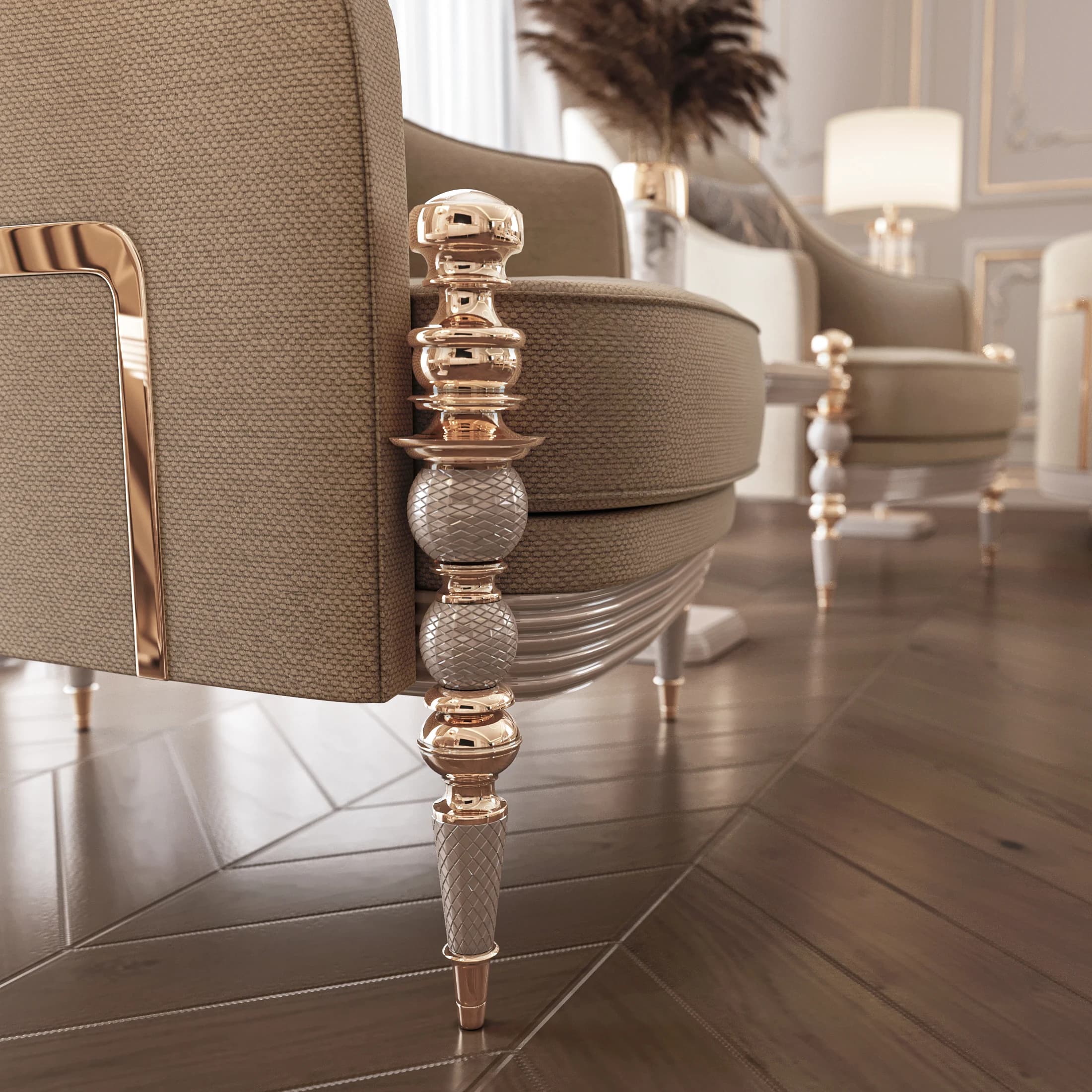 Kadir Bey Villa — salon görselleştirmesi