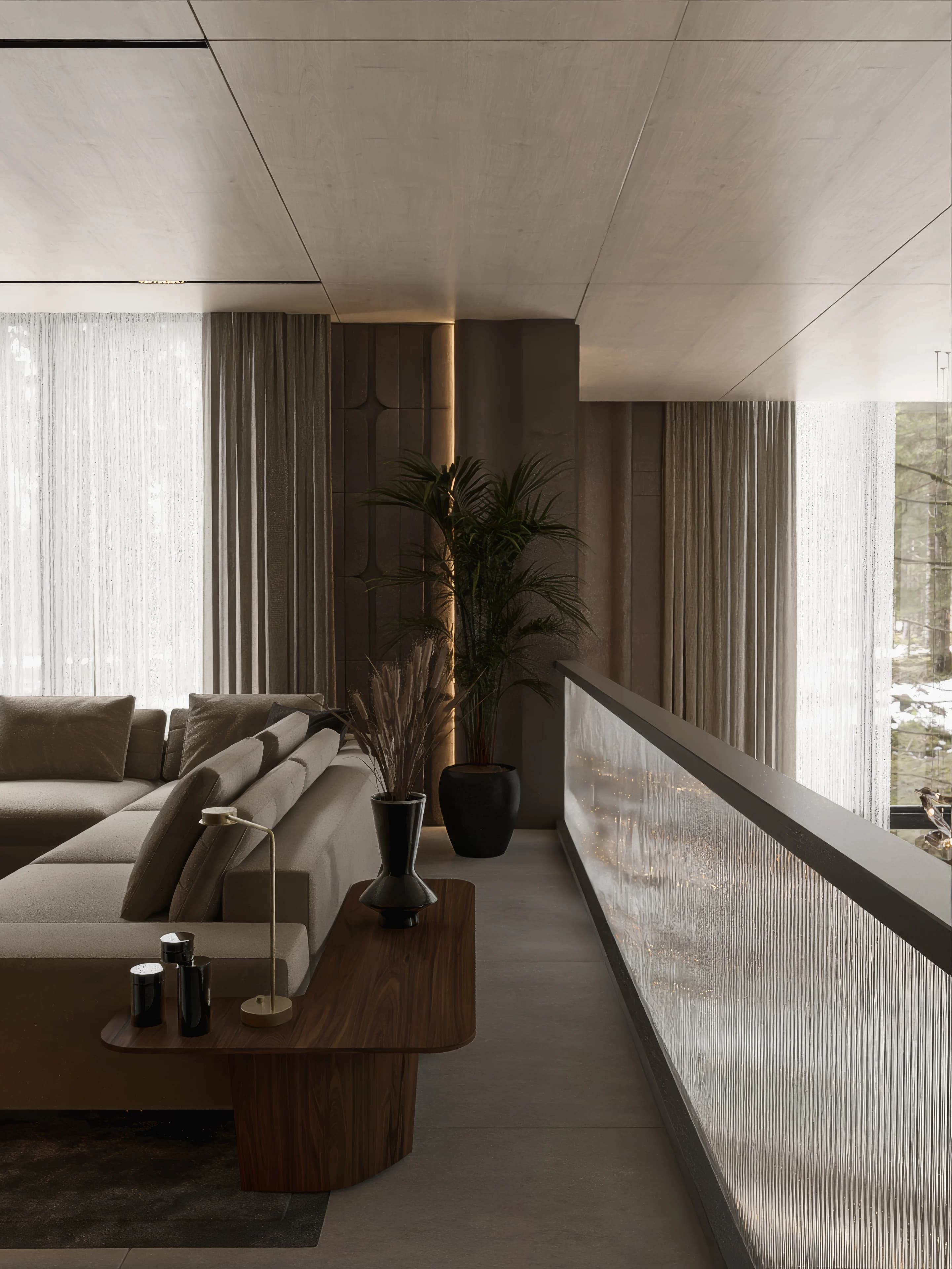 Kanada Villa / Yaşam alanı — proje görselleri görselleştirmesi