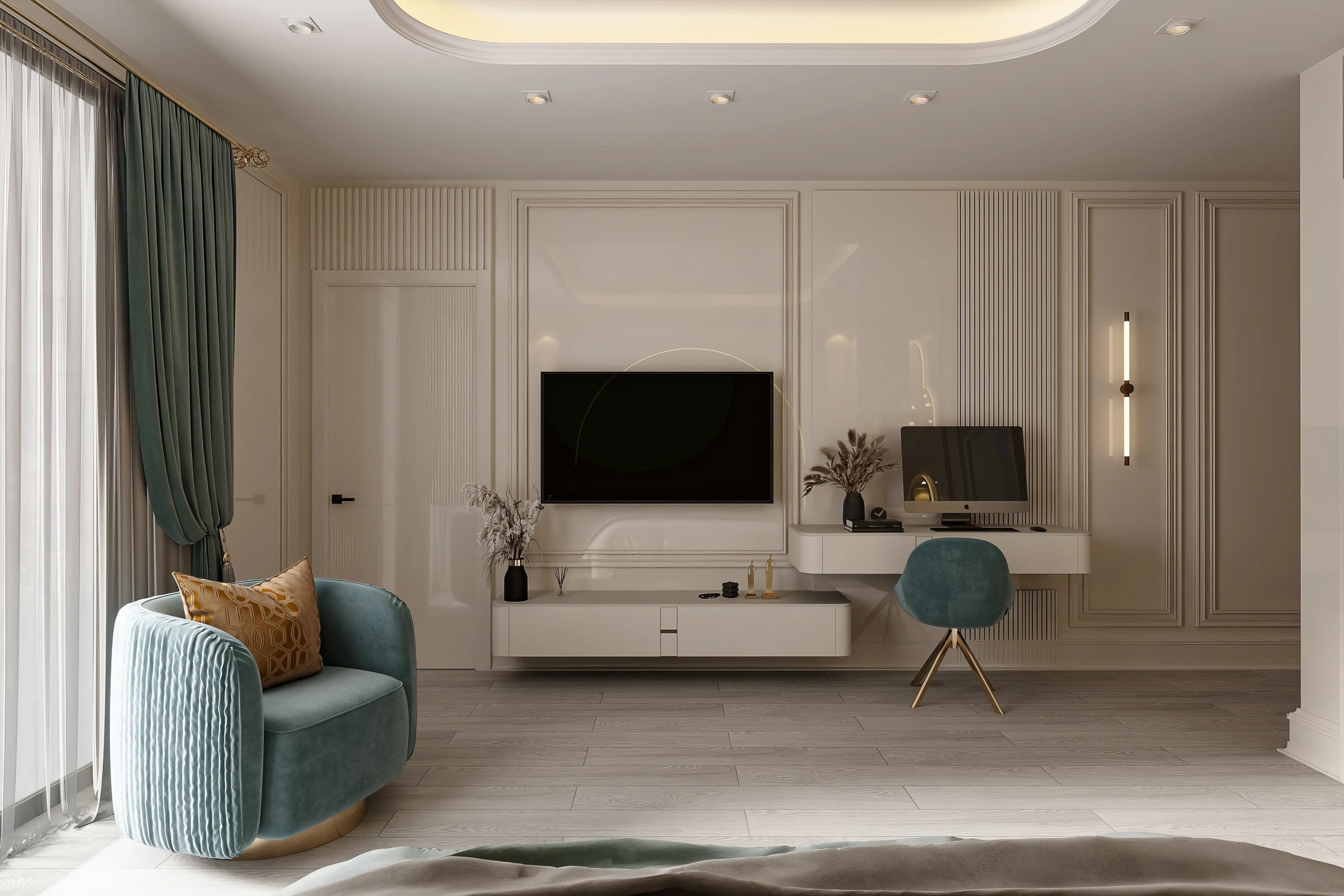 Kanada Villa / Yaşam alanı — çocuk odası görselleştirmesi