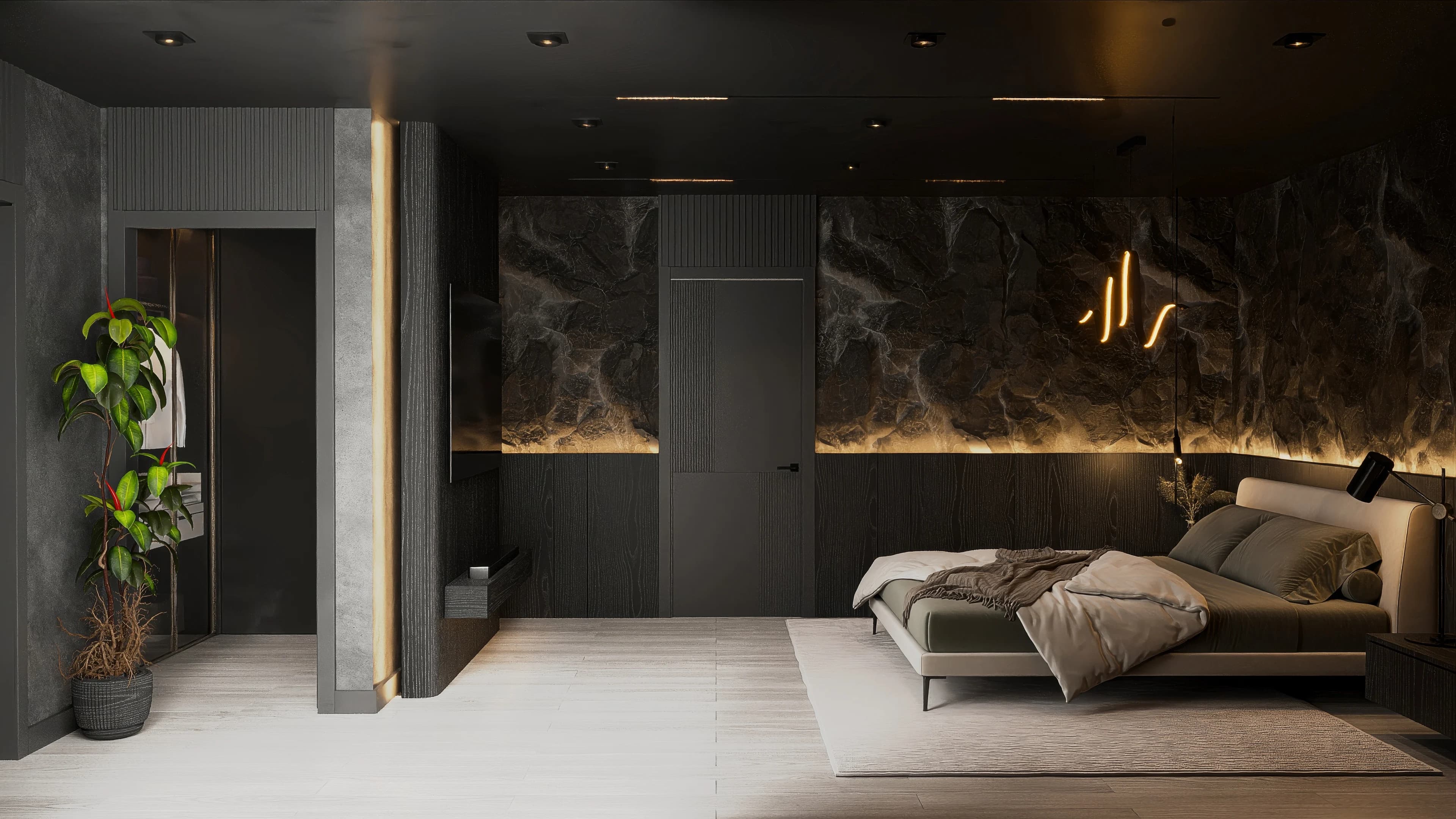 Kanada Villa / Yaşam alanı — çocuk odası görselleştirmesi