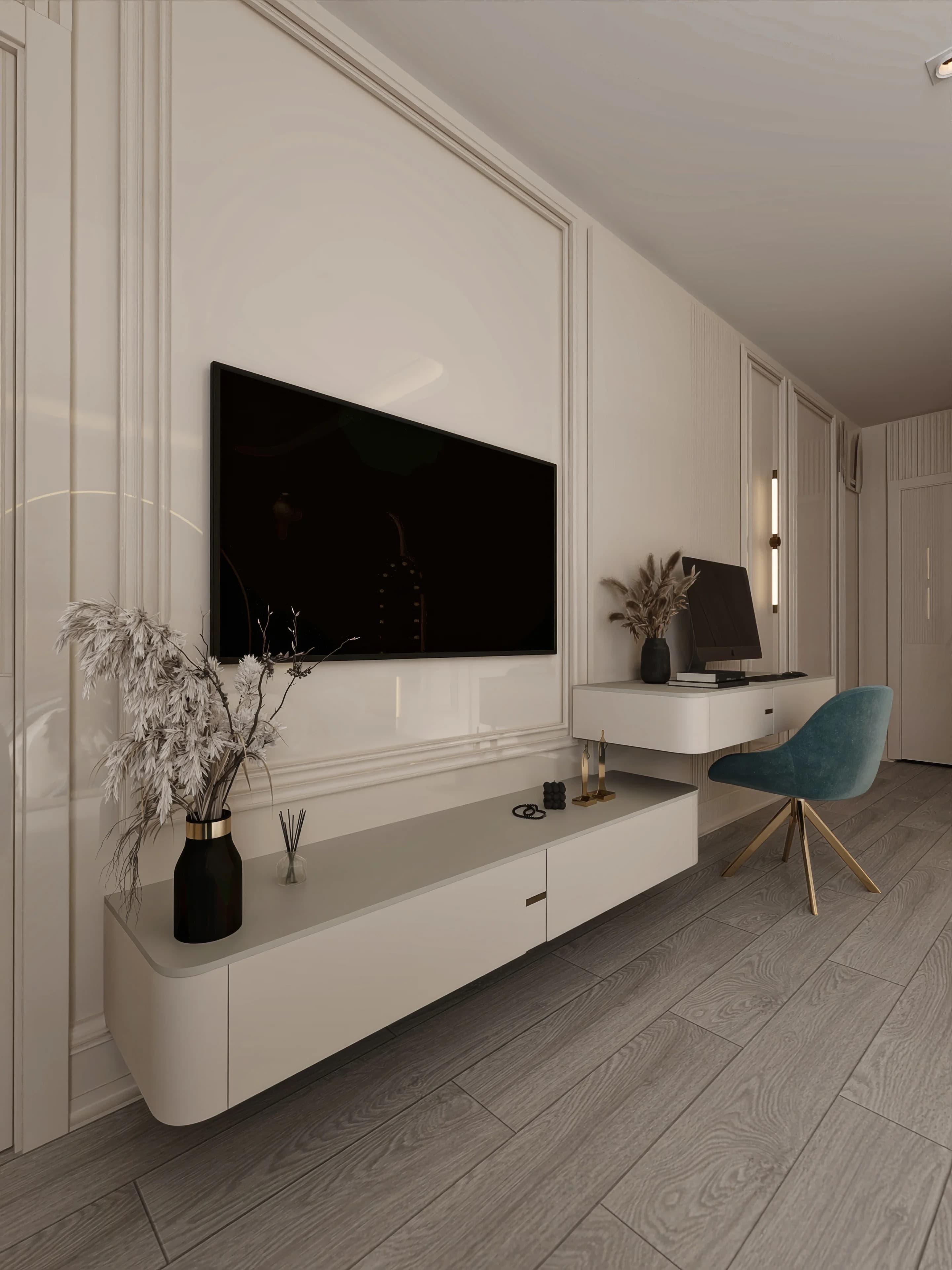 Kanada Villa / Yaşam alanı — çocuk odası görselleştirmesi
