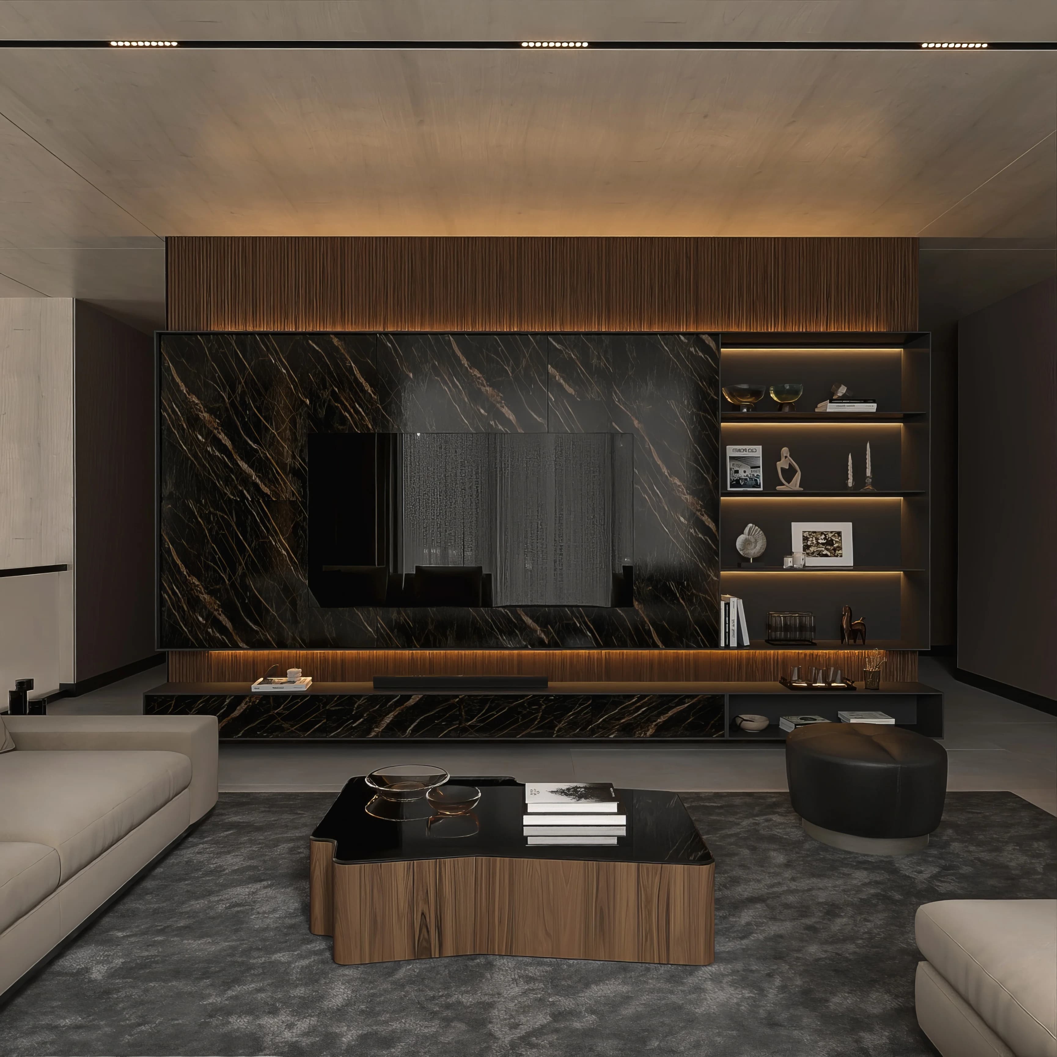 Kanada Villa / Yaşam alanı — proje görselleri görselleştirmesi