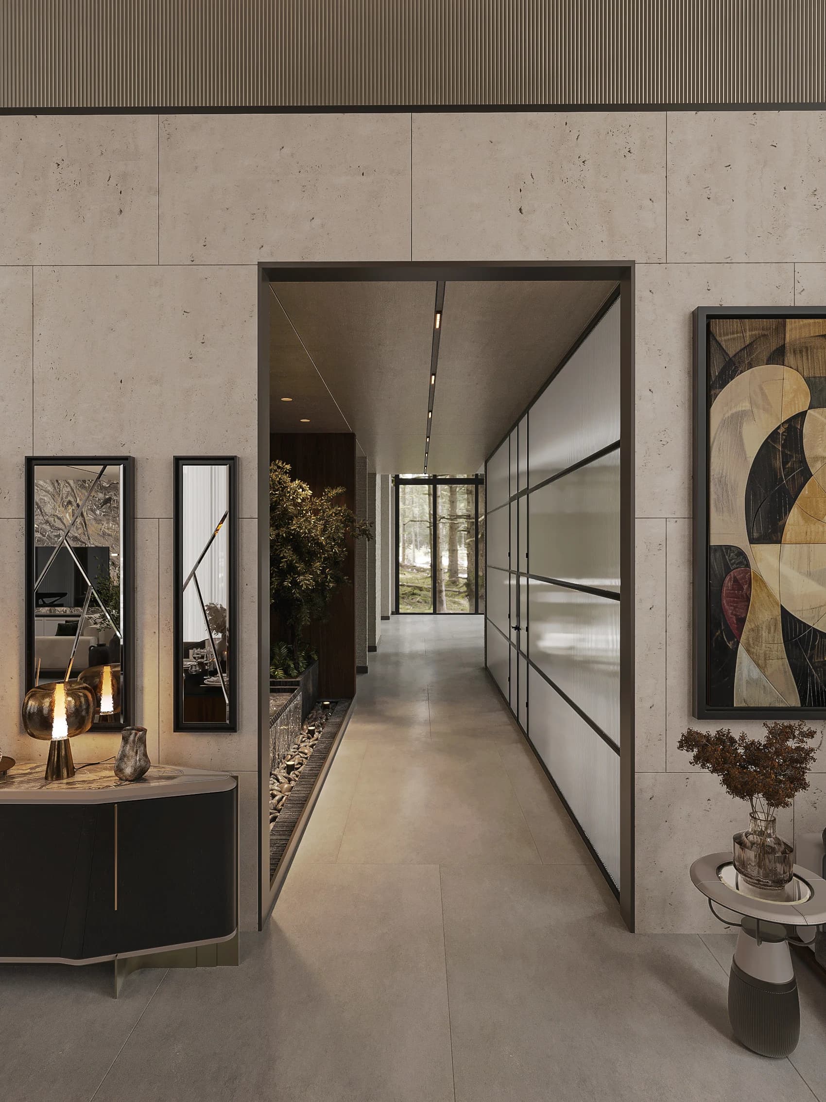 Kanada Villa / Yaşam alanı — mutfak görselleştirmesi