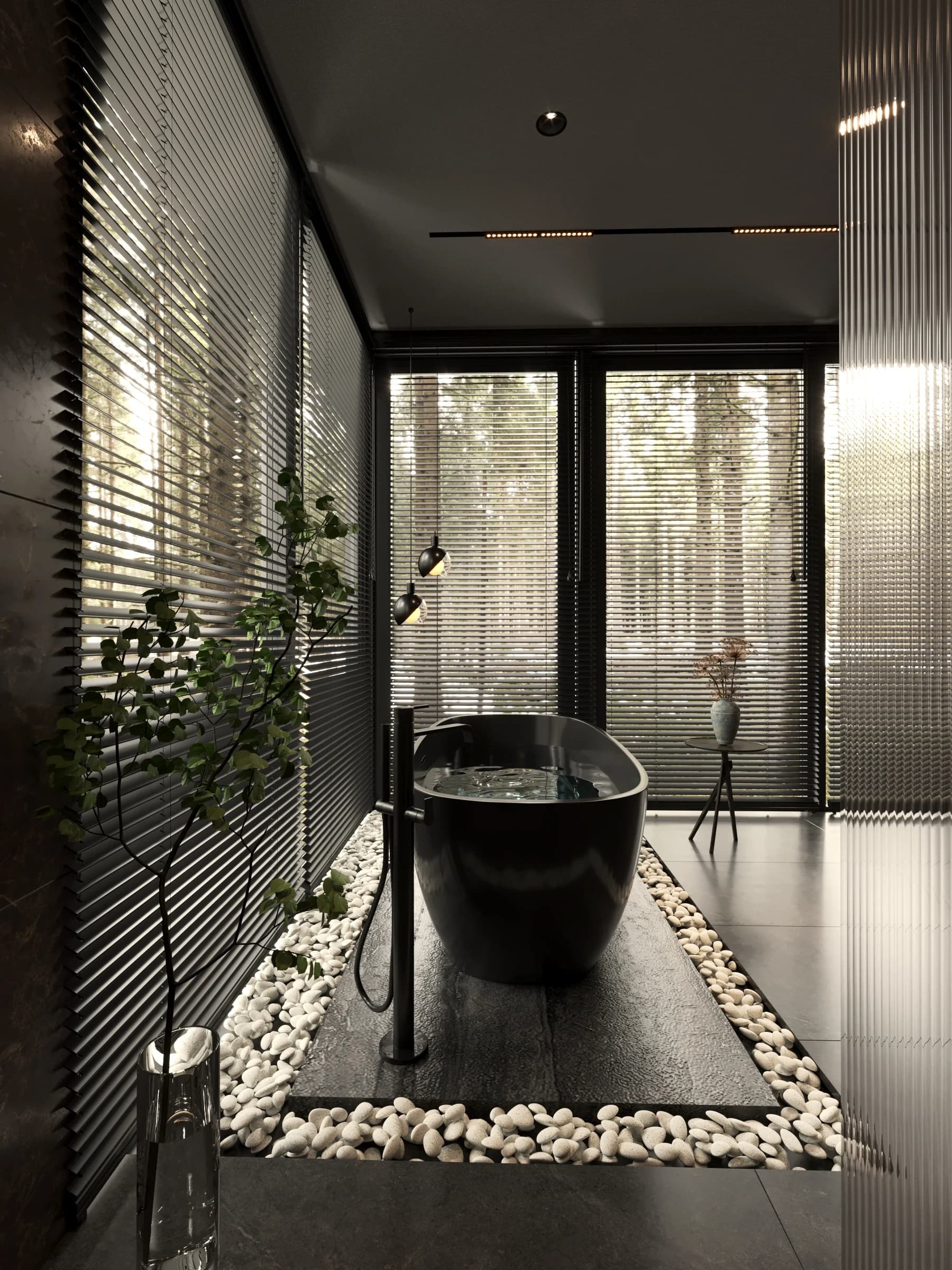 Kanada Villa / Yaşam alanı — ebeveyn odası görselleştirmesi