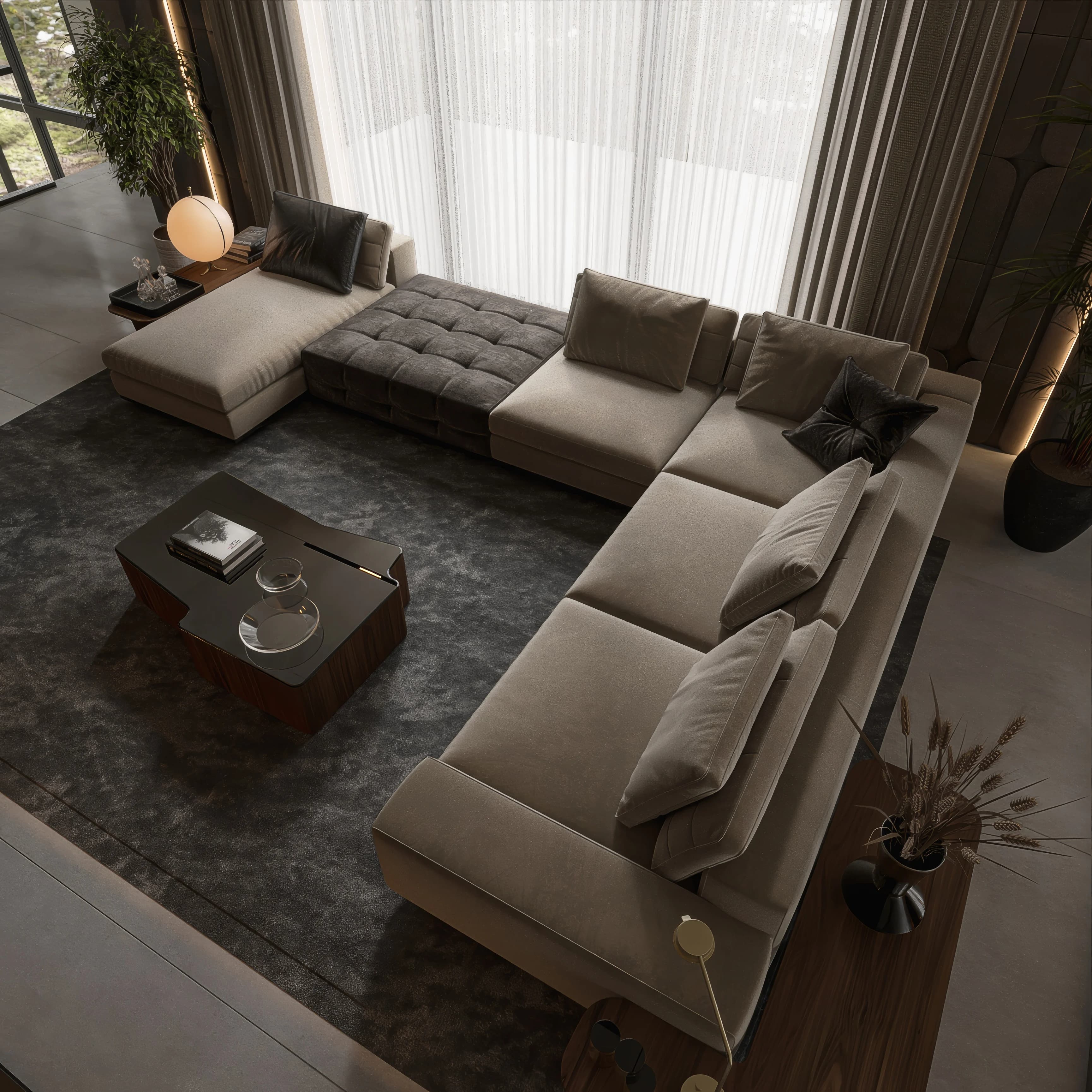 Kanada Villa / Yaşam alanı — proje görselleri görselleştirmesi