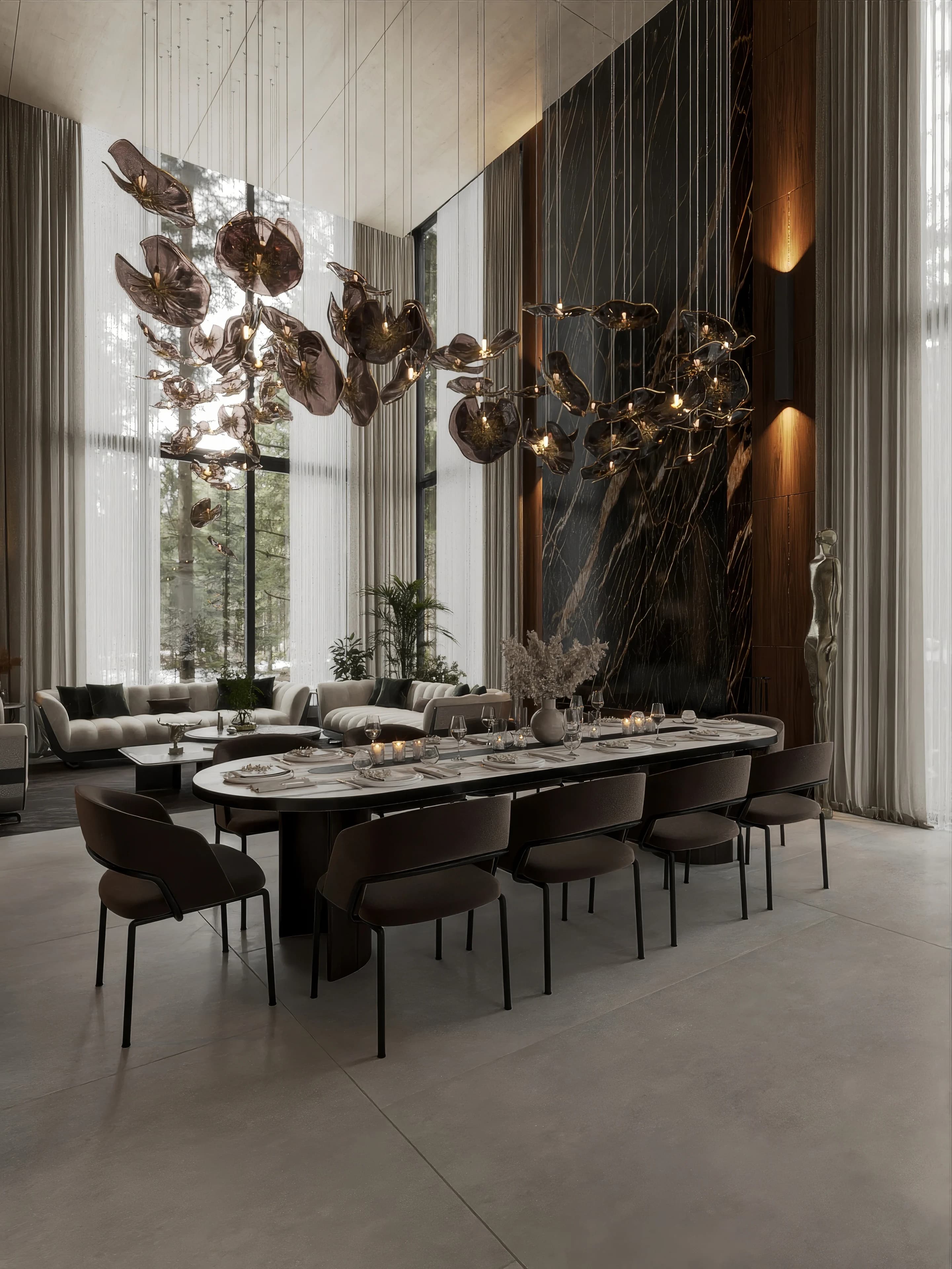 Kanada Villa / Yaşam alanı — mutfak görselleştirmesi