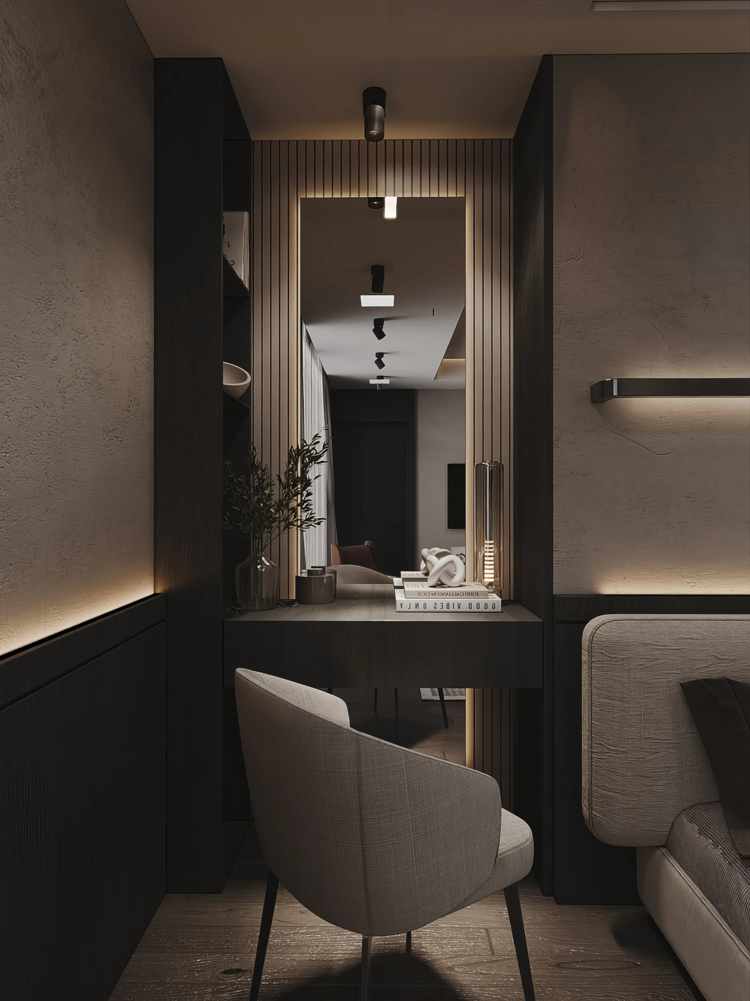 Kanada Villa / Yaşam alanı — misafir odası görselleştirmesi