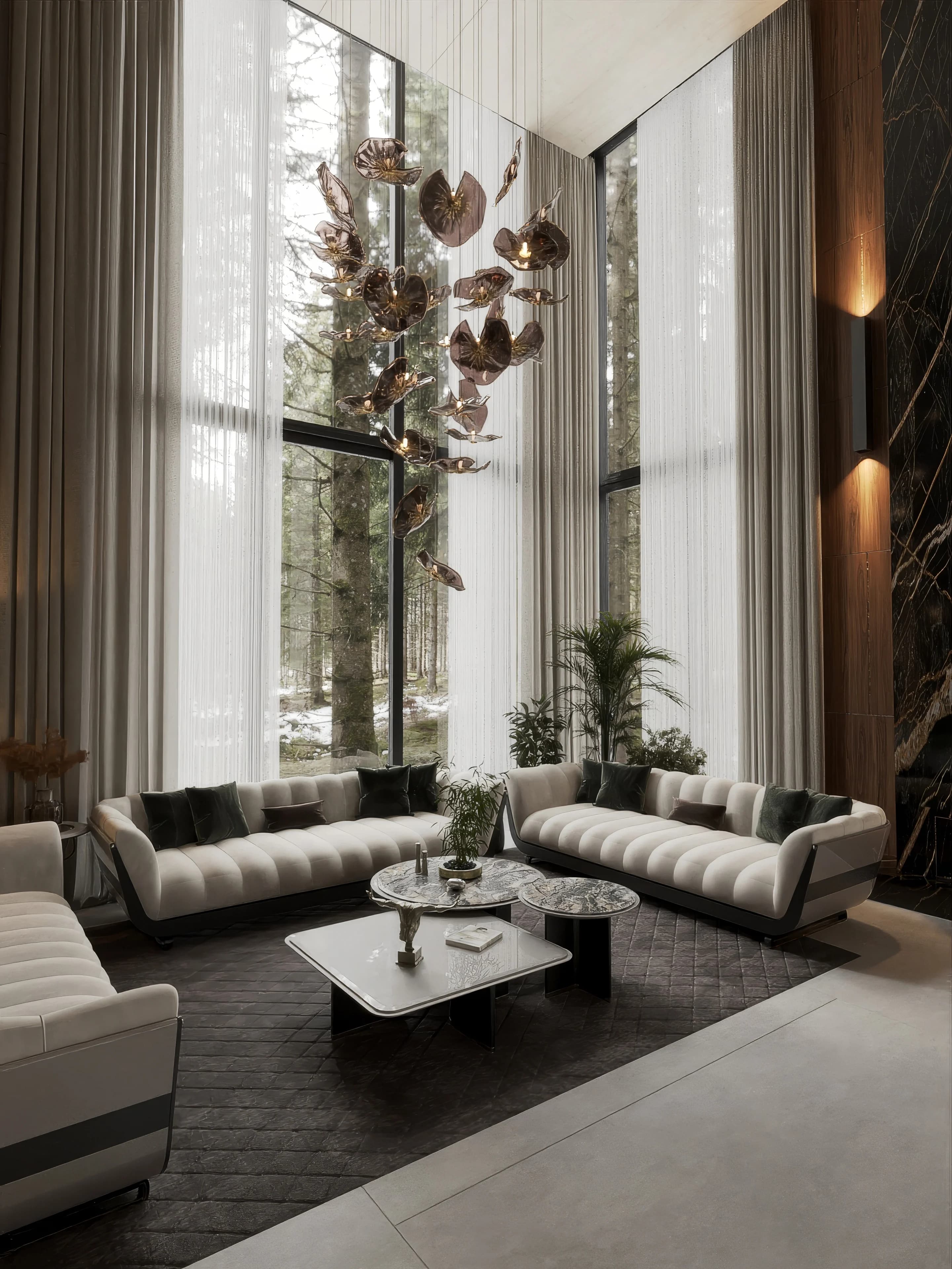 Kanada Villa / Yaşam alanı — mutfak görselleştirmesi