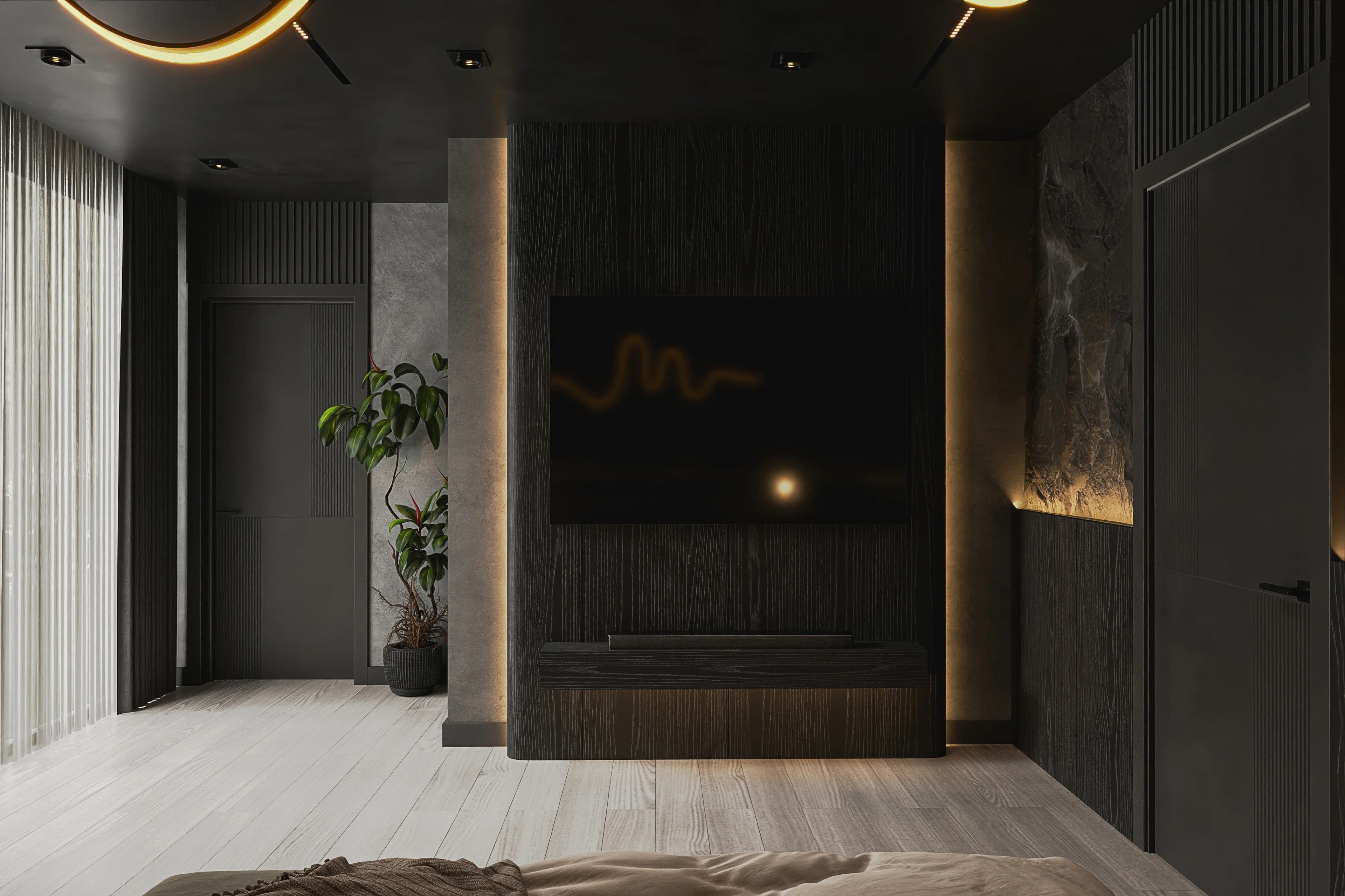 Kanada Villa / Yaşam alanı — çocuk odası görselleştirmesi
