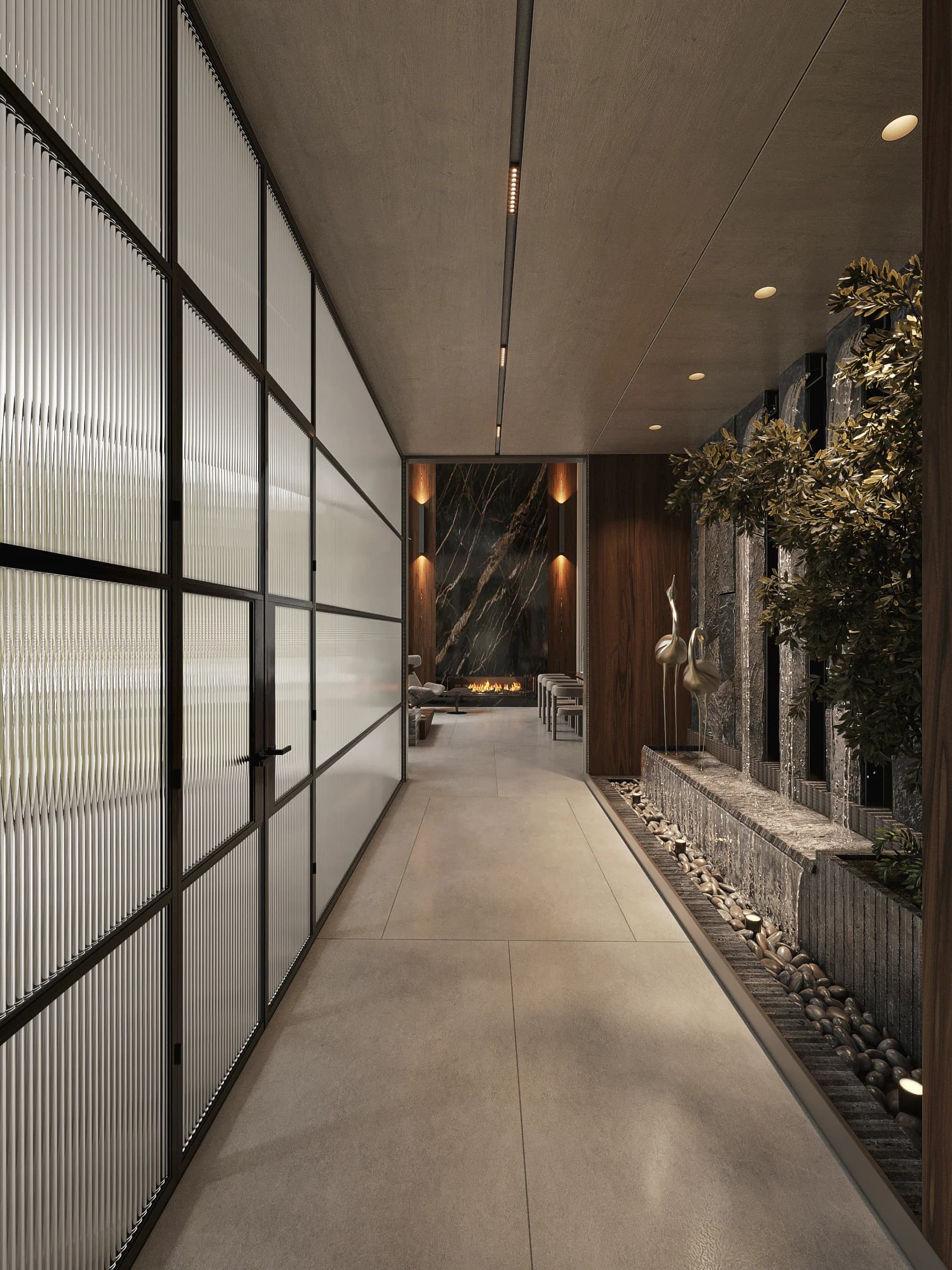 Kanada Villa / Yaşam alanı — mutfak görselleştirmesi