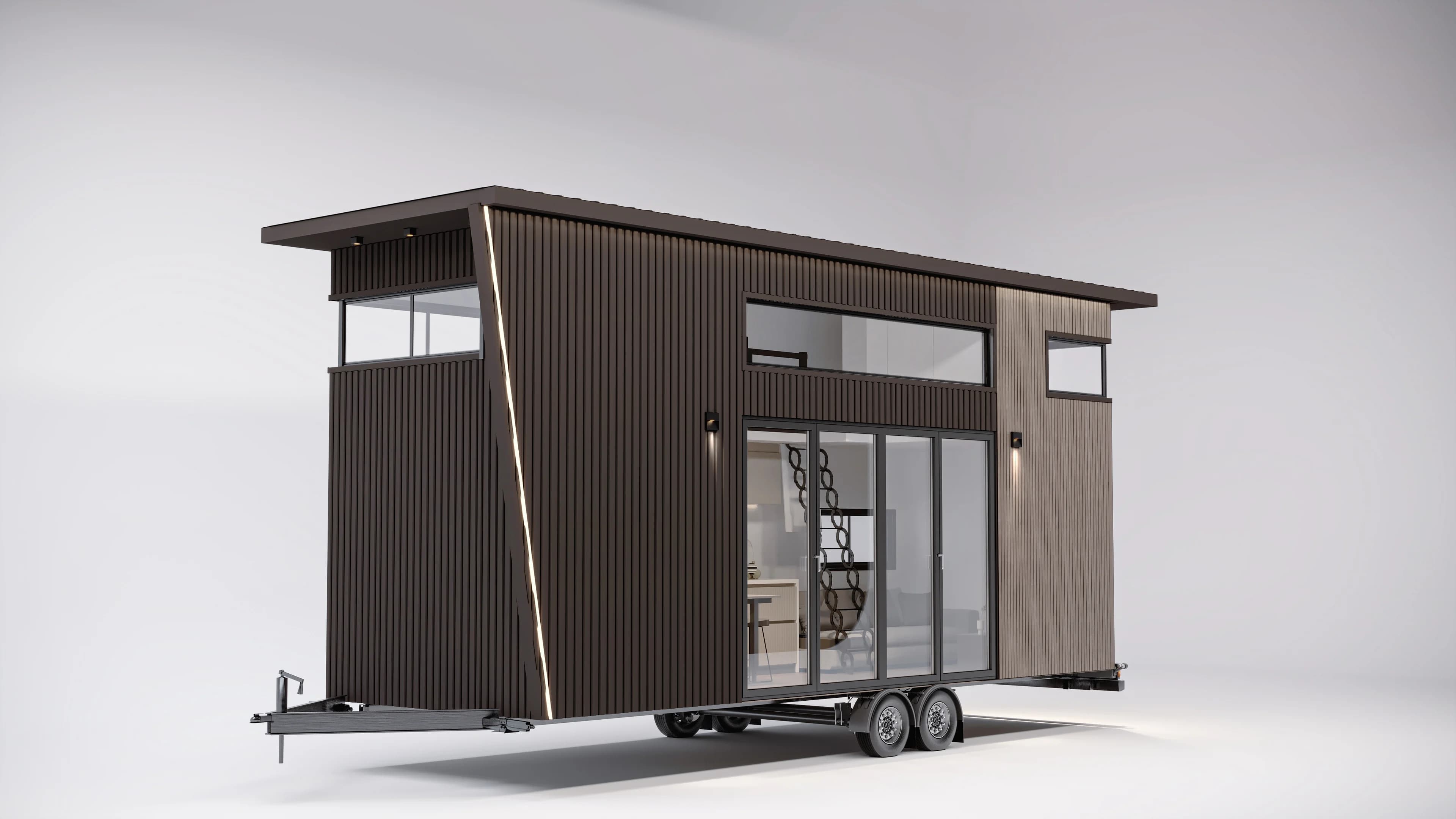 Monaco Tiny House — stüdyo renderları görselleştirmesi