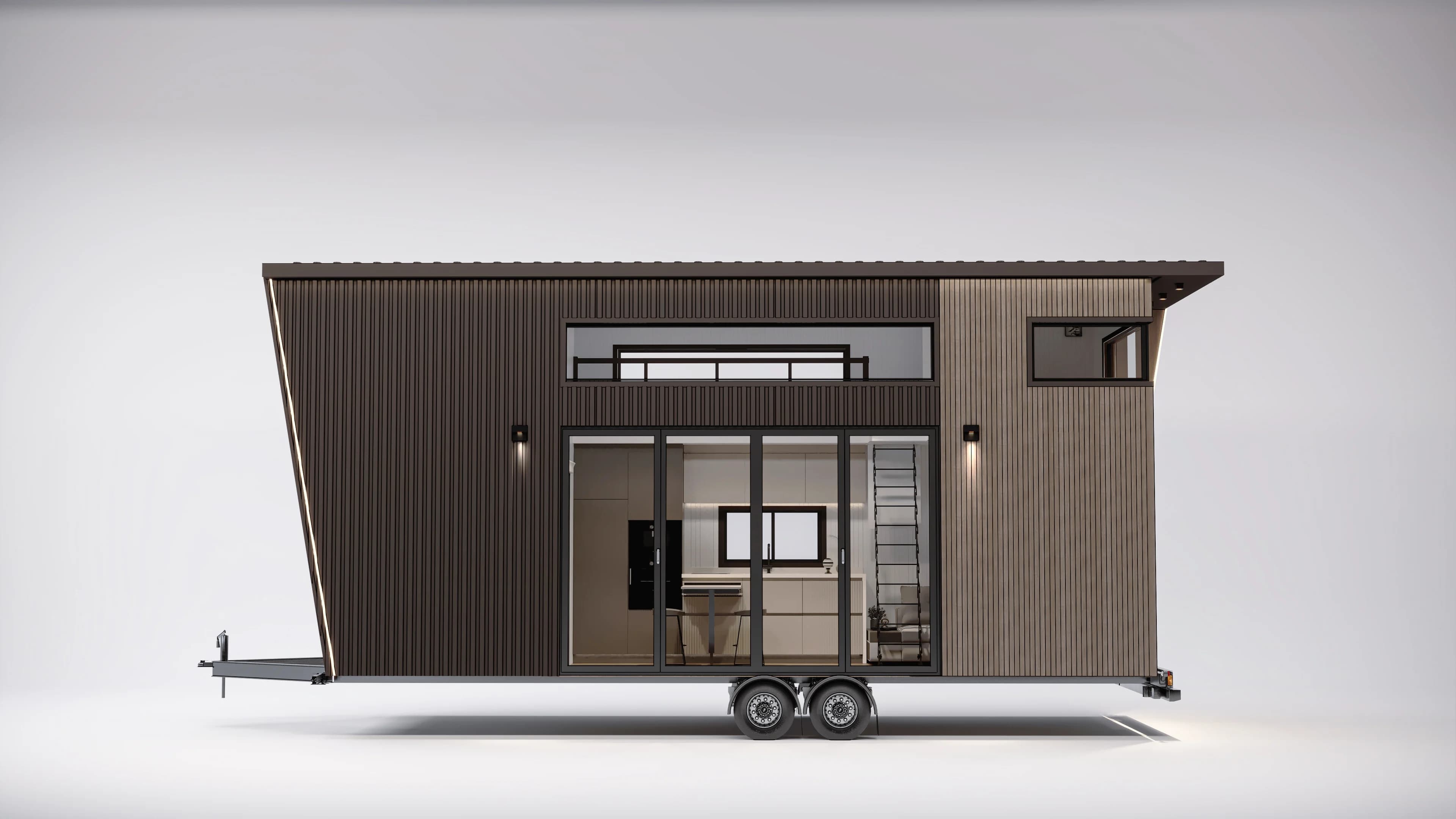 Monaco Tiny House — stüdyo renderları görselleştirmesi