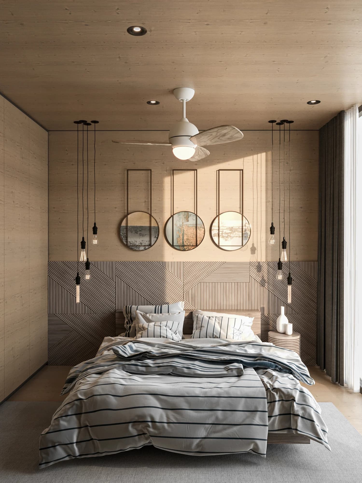 Riba Tiny House — iç mekân görselleştirmesi