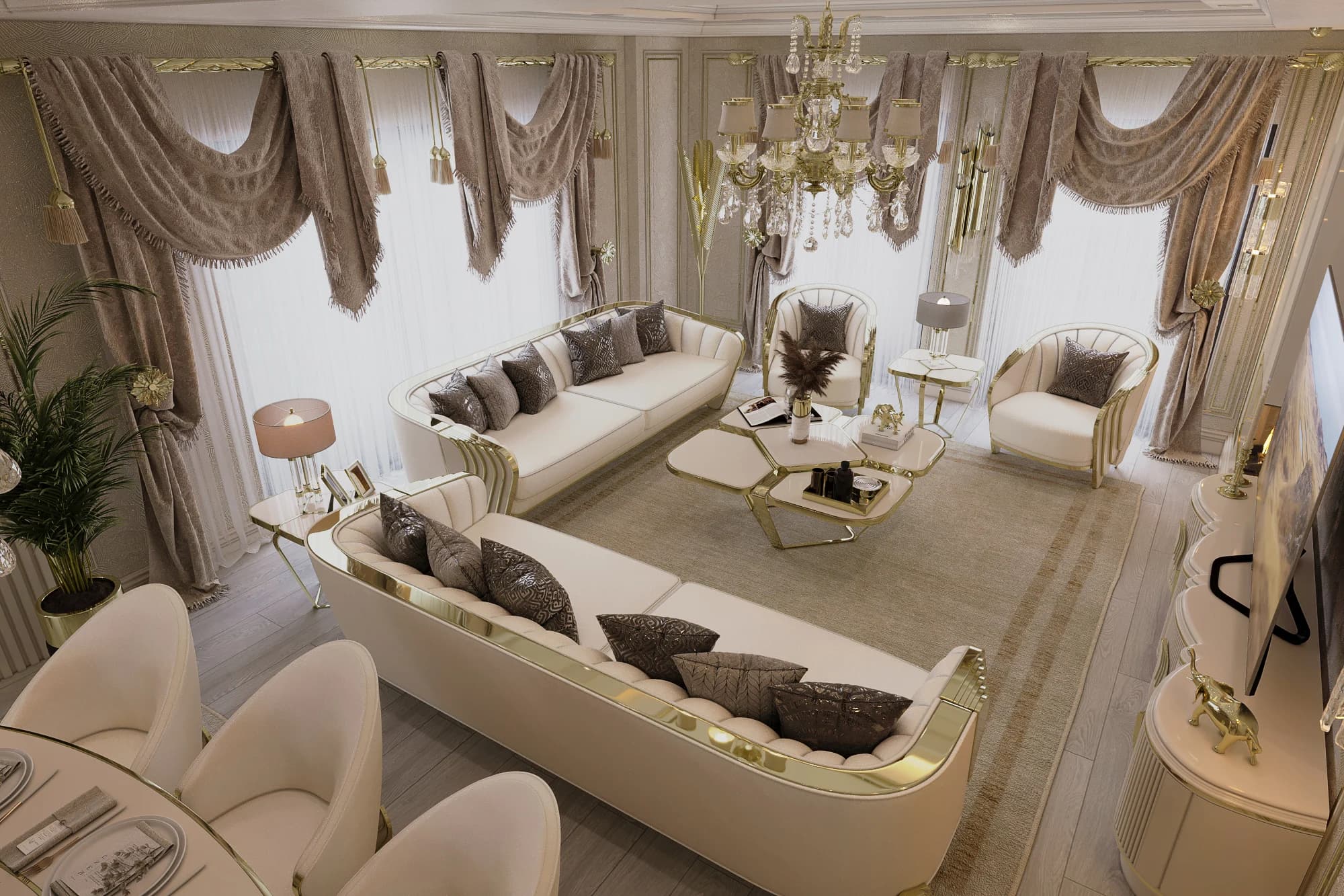 Şahnaz Yurtseven Daire — salon görselleştirmesi