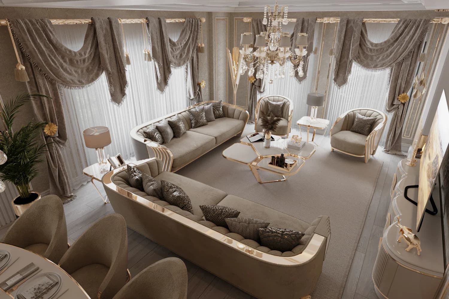 Şahnaz Yurtseven Daire — salon görselleştirmesi