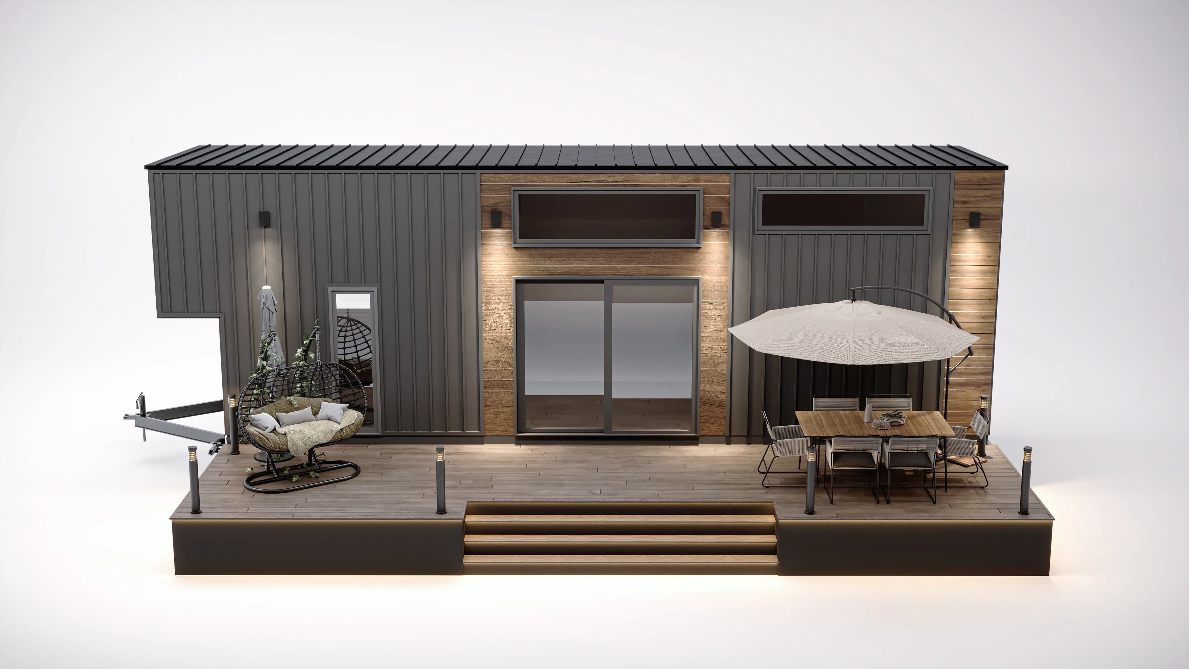 Sebra Tiny House — stüdyo renderları görselleştirmesi