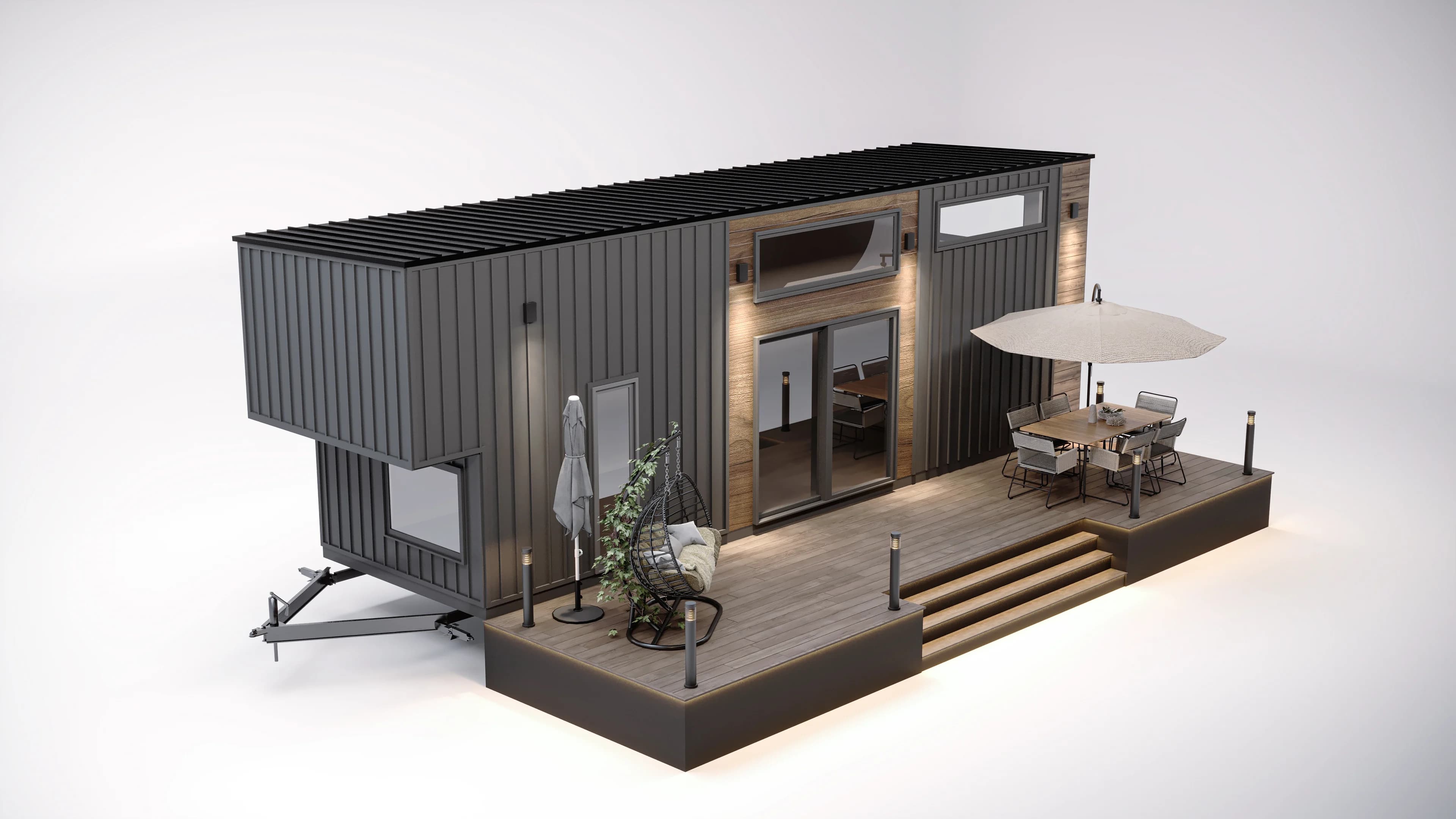 Sebra Tiny House — stüdyo renderları görselleştirmesi