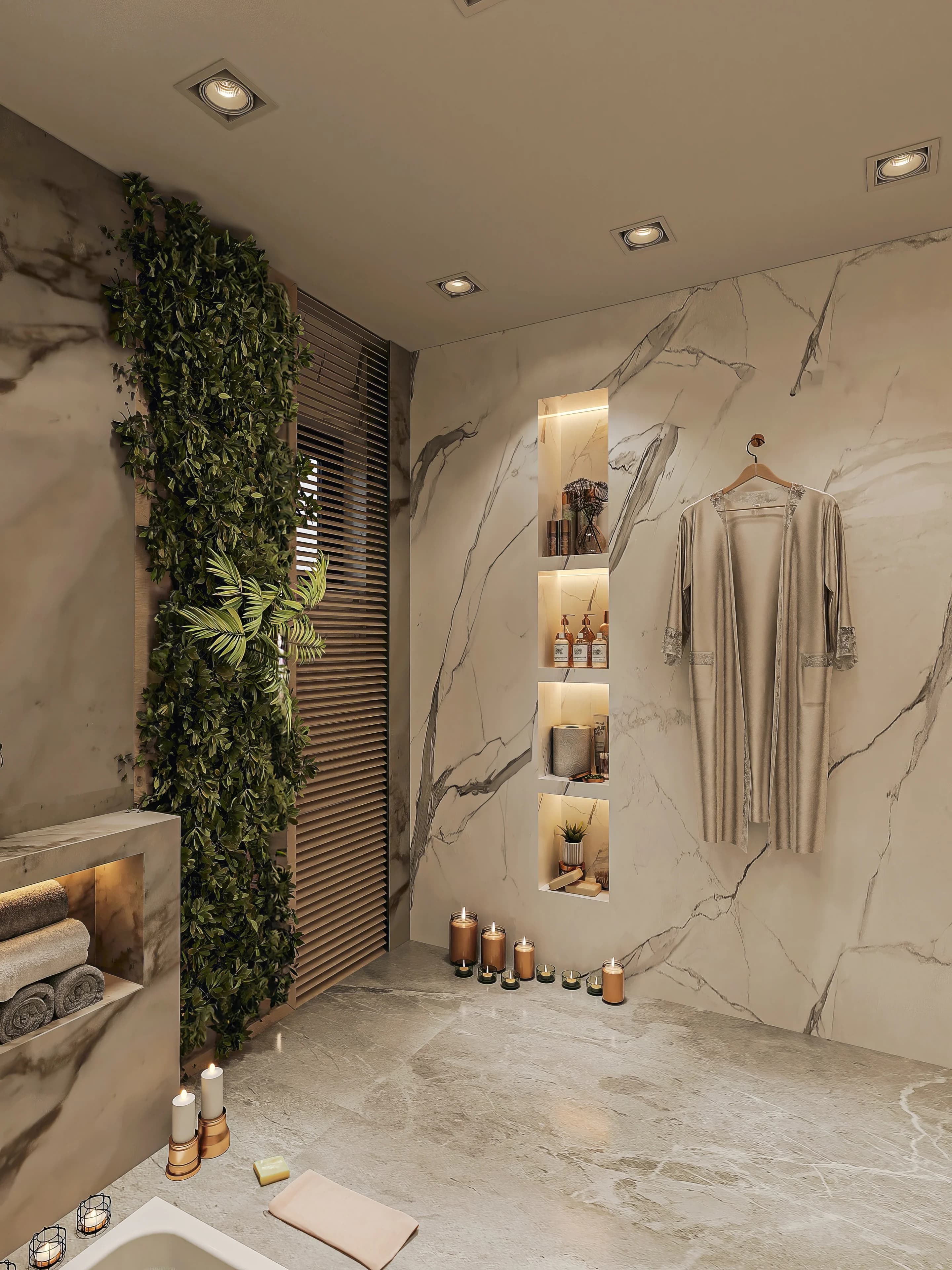 Sinan Akdoğan Villa — banyo görselleştirmesi