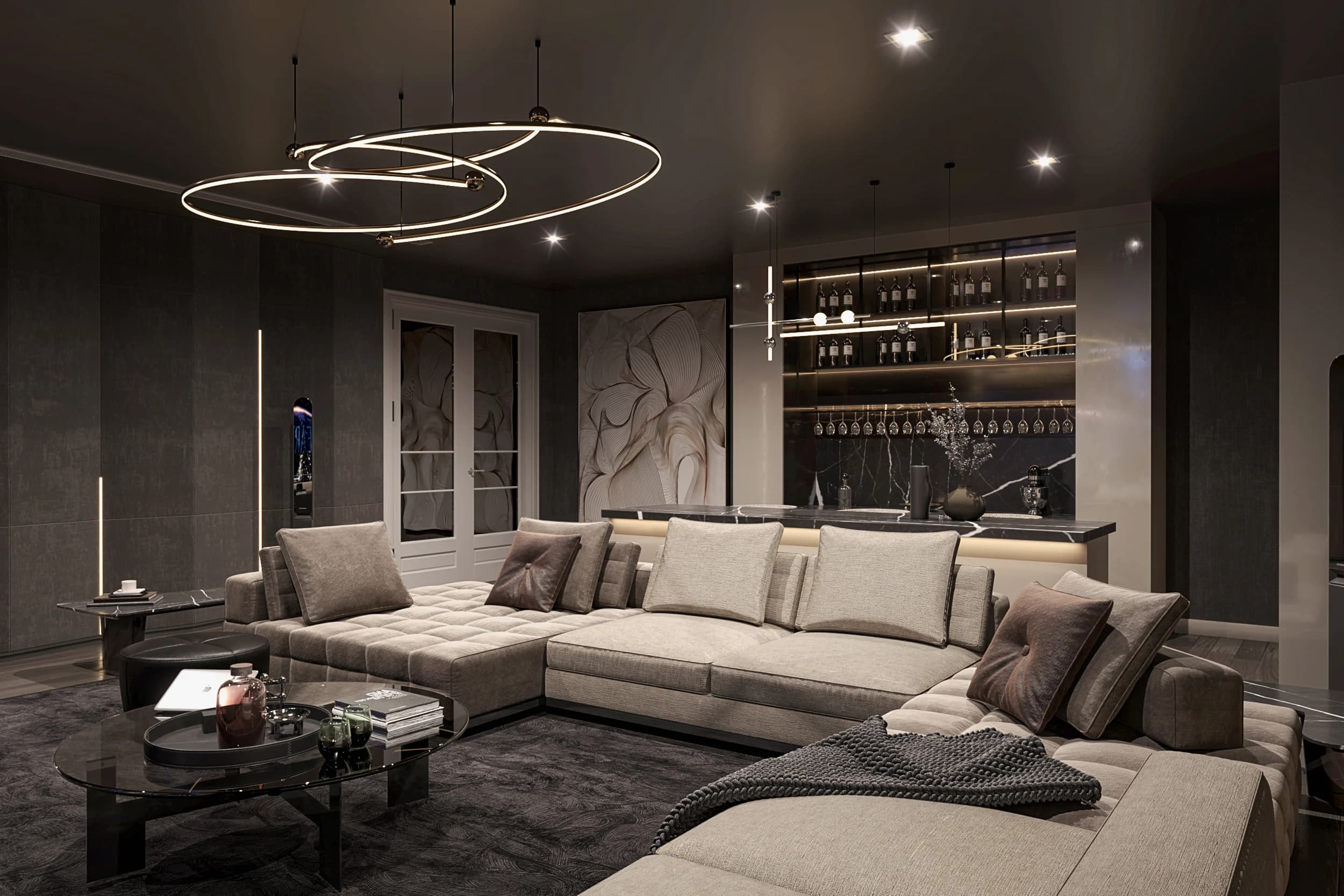 West Marina Villa / İstanbul — hobi odası görselleştirmesi